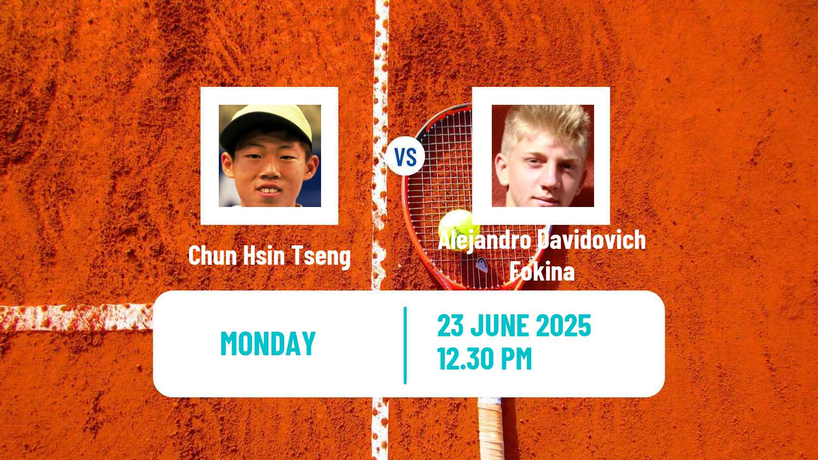 Tennis ATP Eastbourne Chun Hsin Tseng - Alejandro Davidovich Fokina