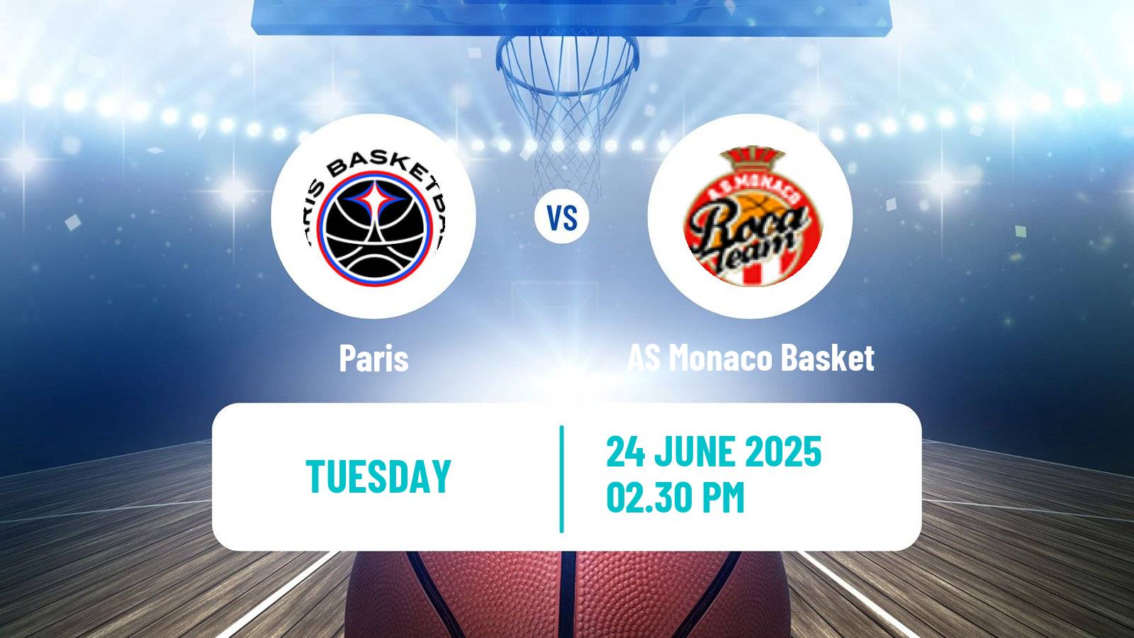 Basketball French LNB Paris - AS Monaco Basket