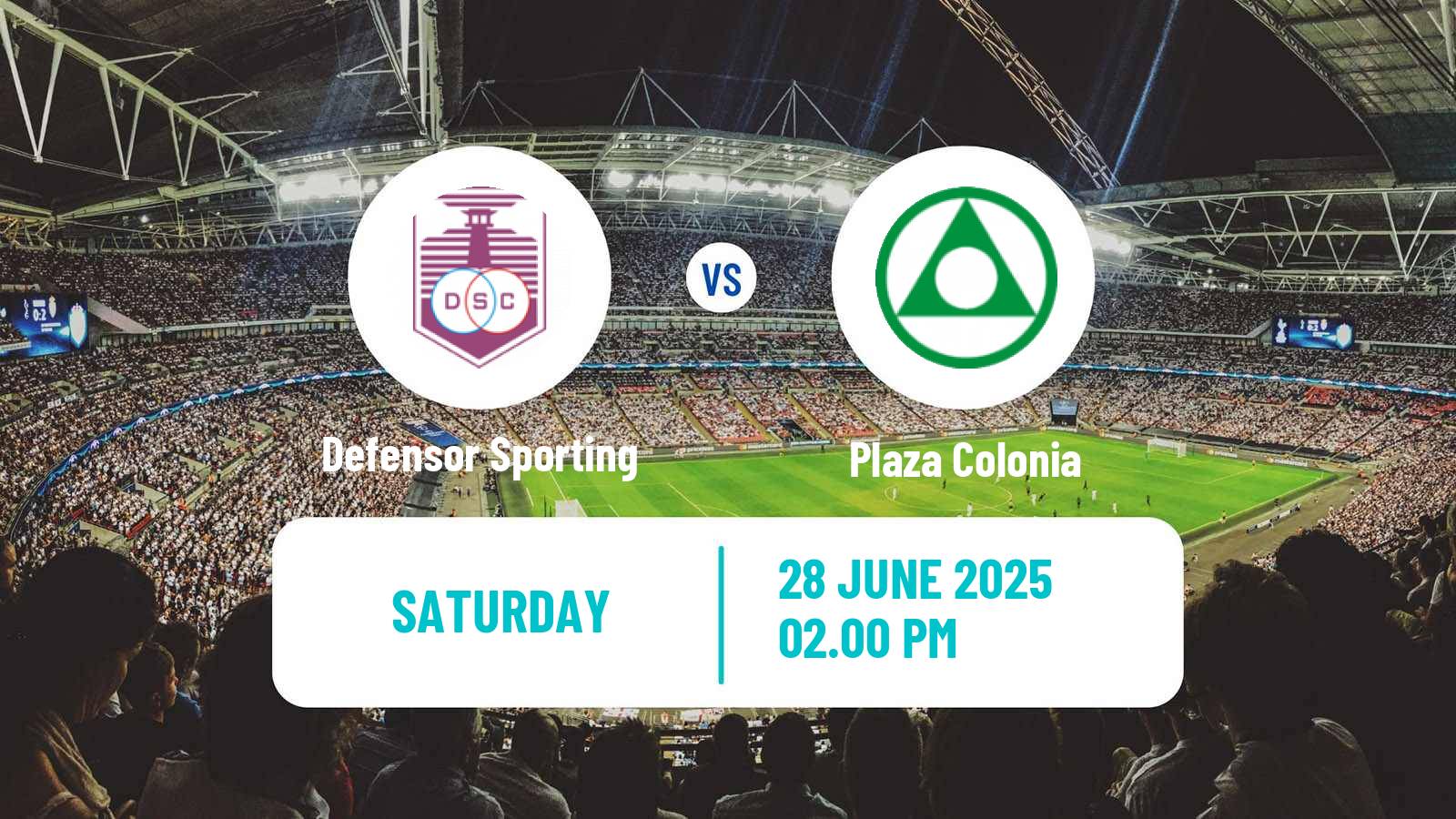 Soccer Uruguayan Primera Division Defensor Sporting - Plaza Colonia