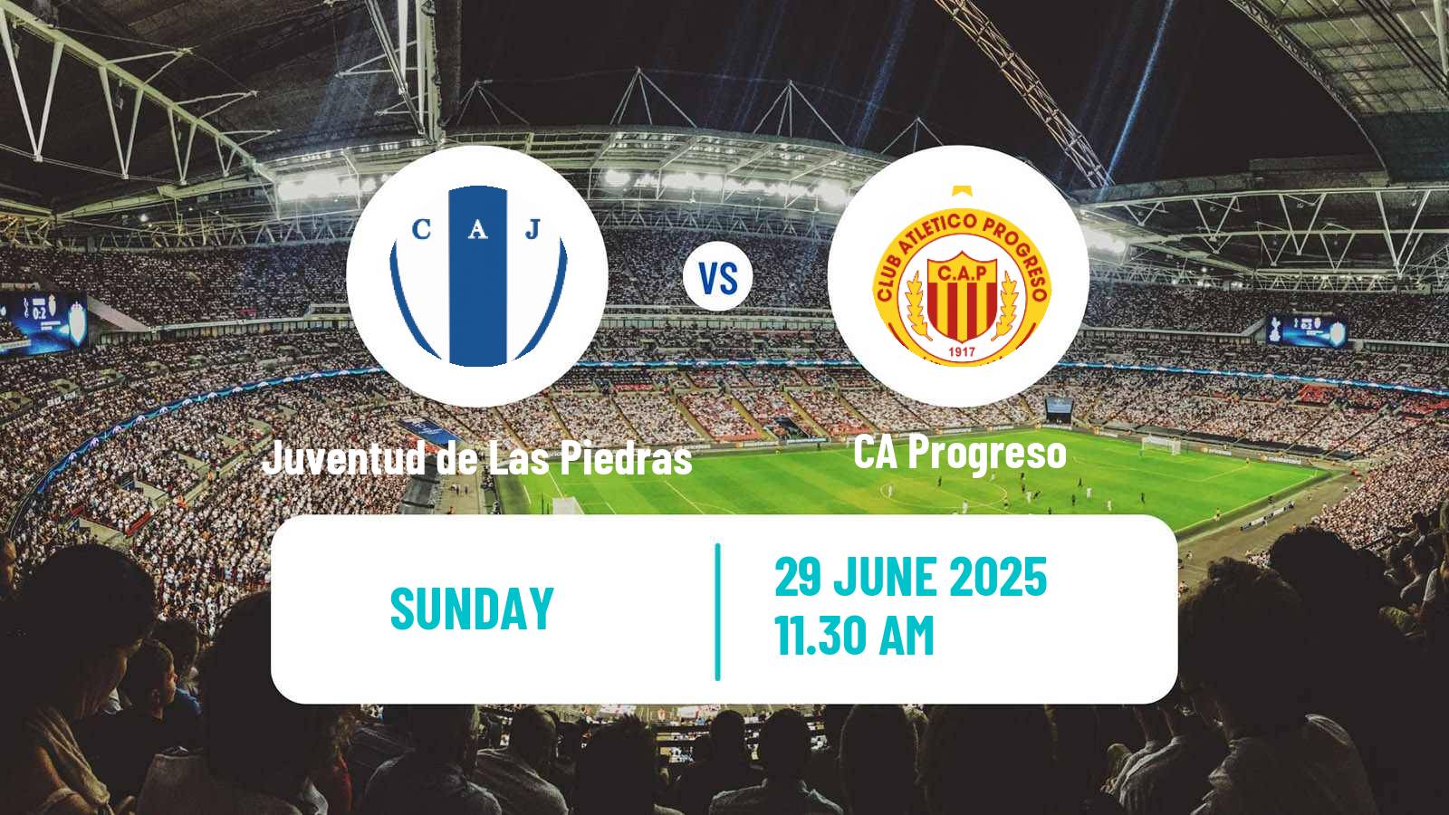 Soccer Uruguayan Primera Division Juventud de Las Piedras - Progreso
