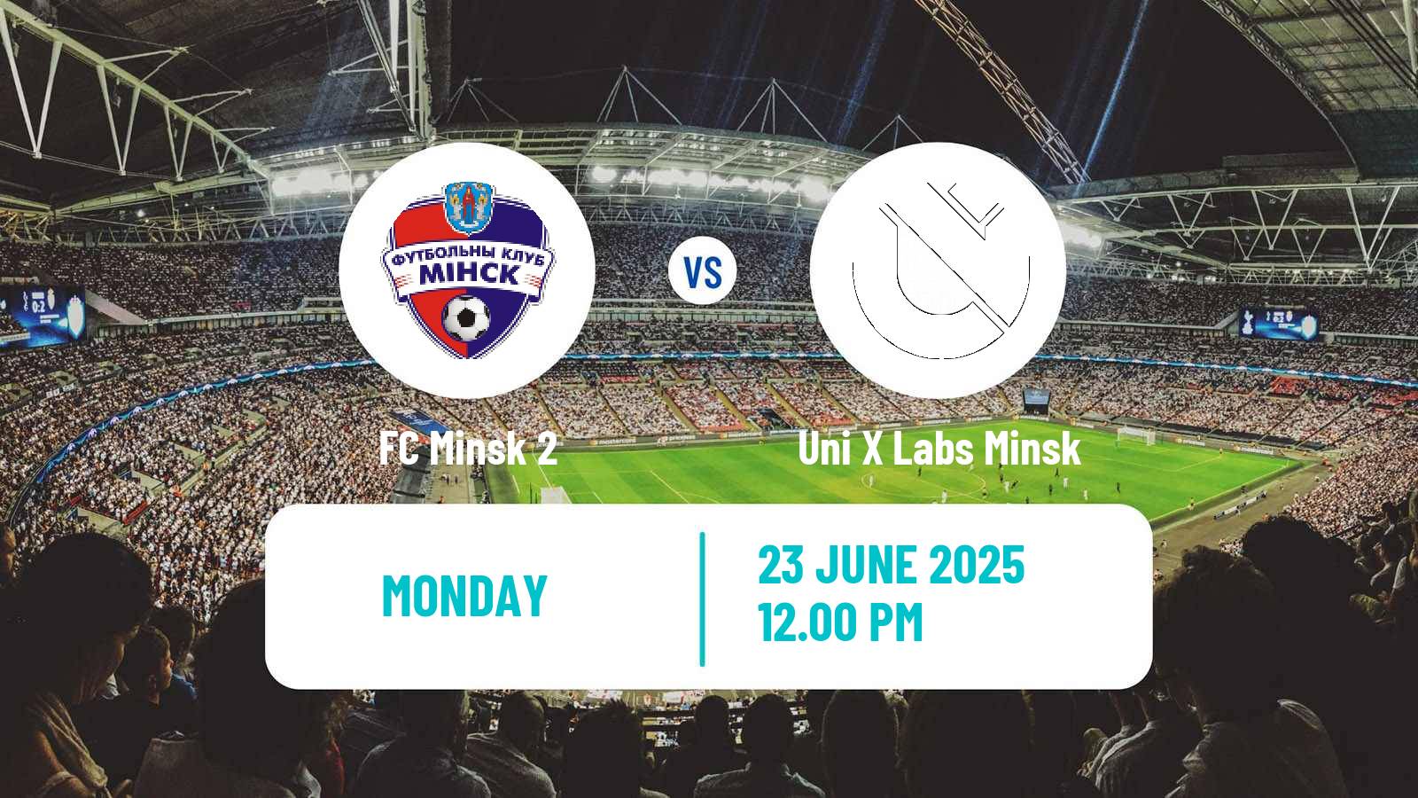 Soccer Belarusian Pershaya Liga Minsk 2 - Uni X Labs Minsk