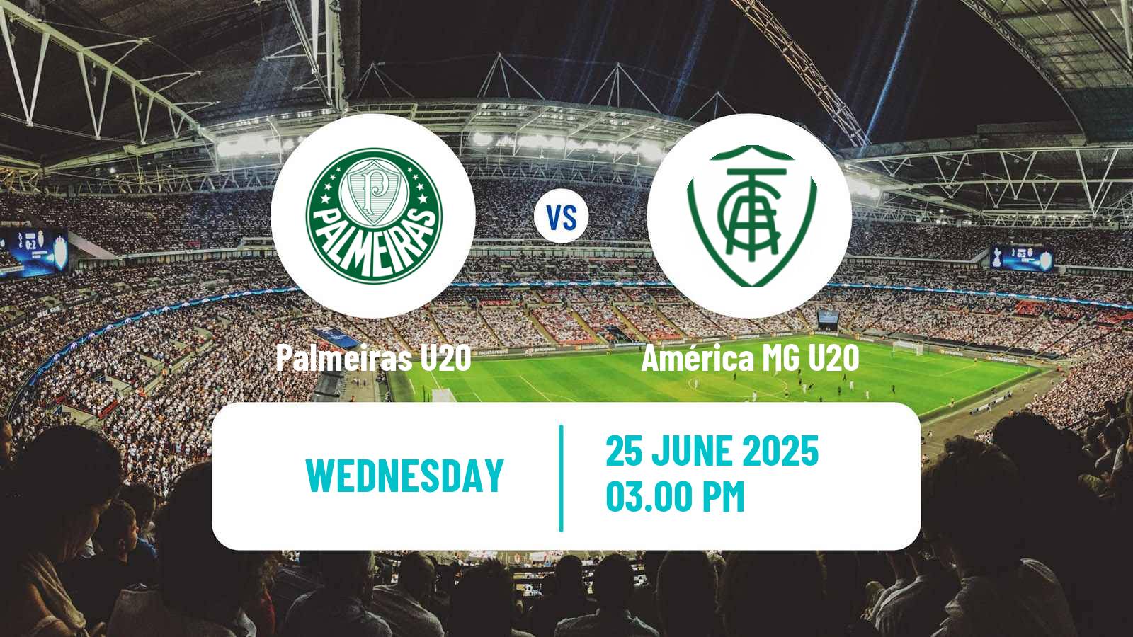 Soccer Brasileiro U20 Palmeiras U20 - América MG U20