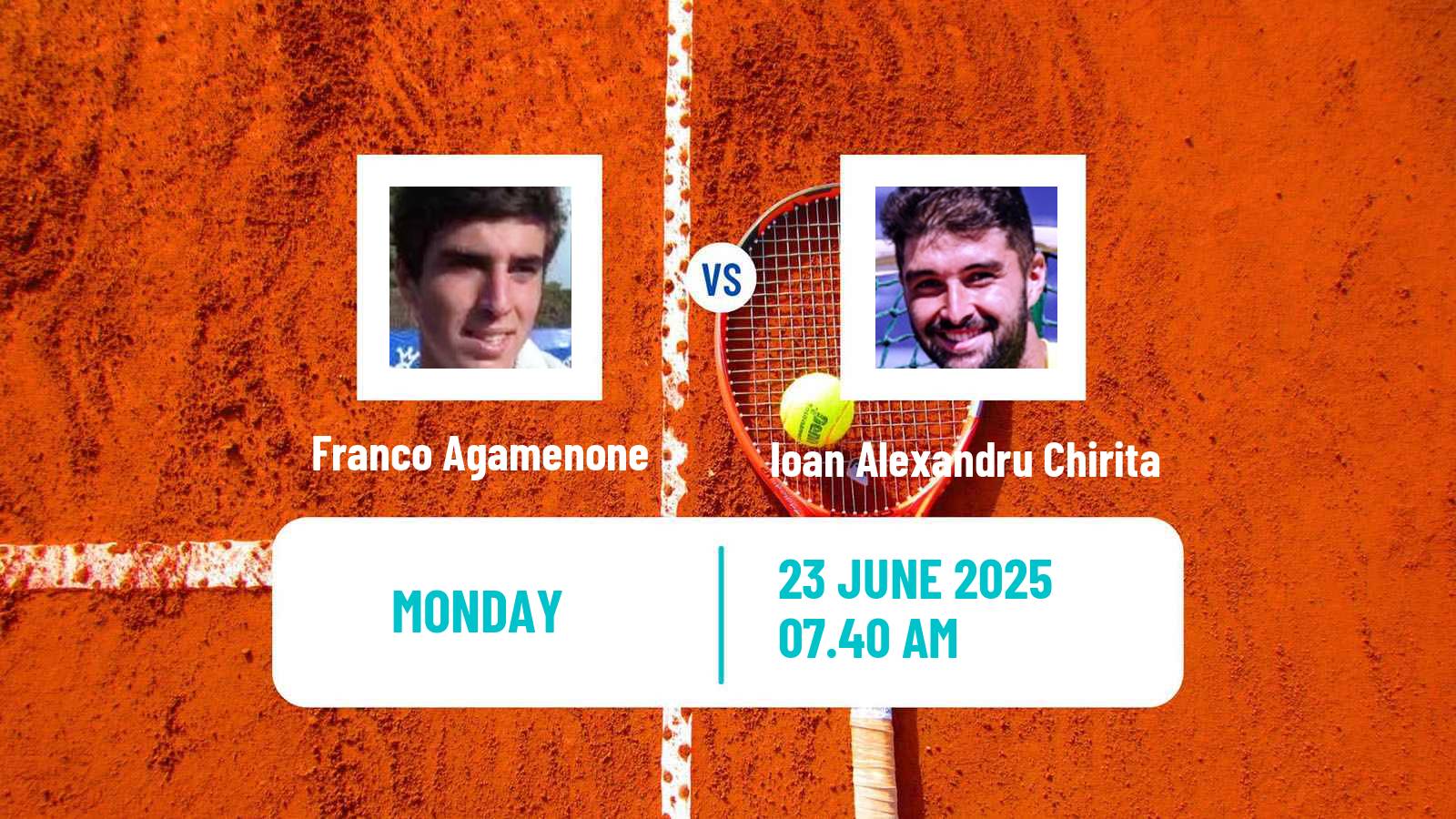Tennis ITF M25 Targu Mures Men Franco Agamenone - Ioan Alexandru Chirita