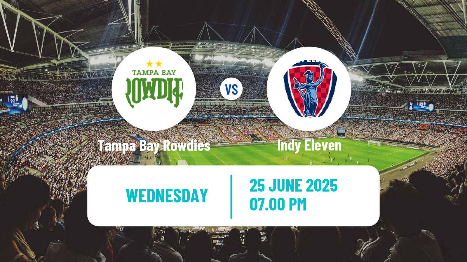 Soccer USL Championship Tampa Bay Rowdies - Indy Eleven