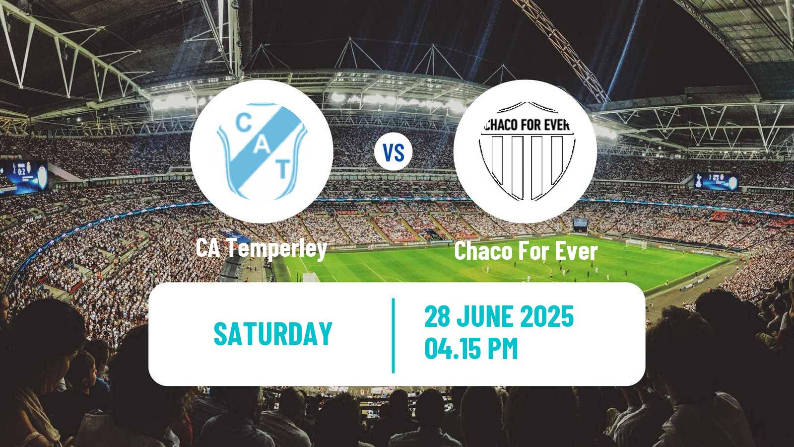 Soccer Argentinian Primera Nacional Temperley - Chaco For Ever