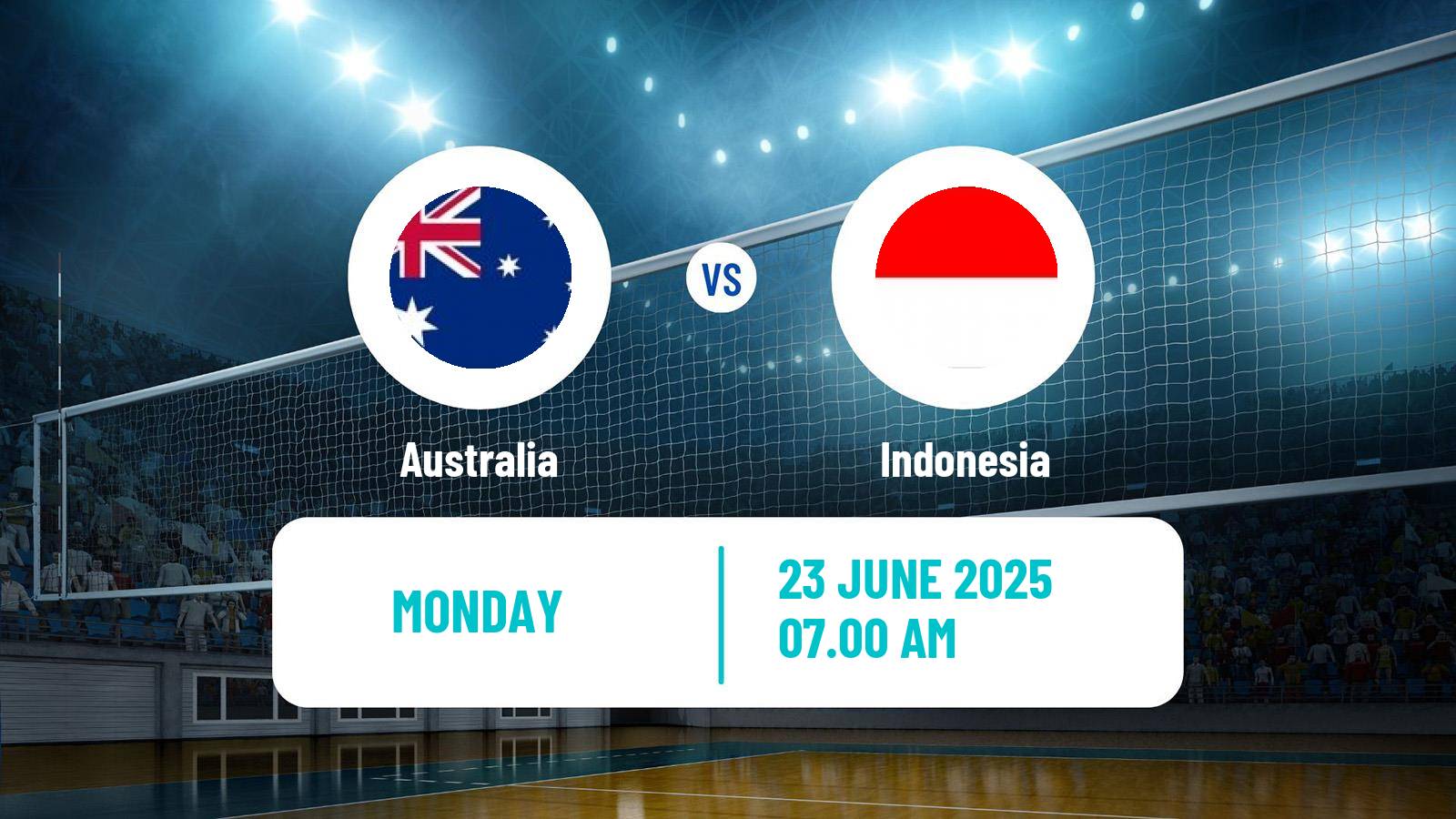 Volleyball AVC Challenge Cup Volleyball Australia - Indonesia