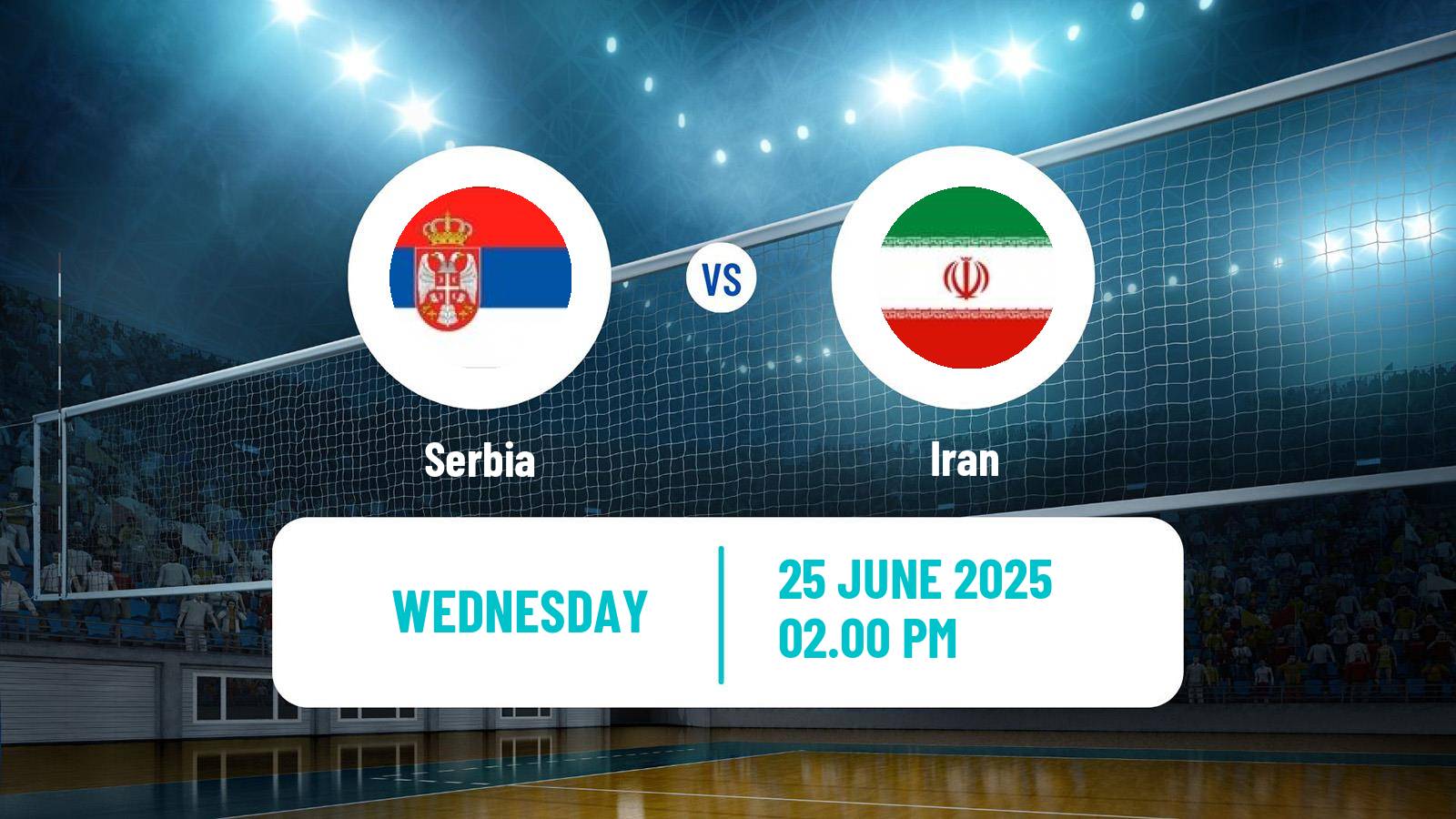 Volleyball Nations League Volleyball Serbia - Iran