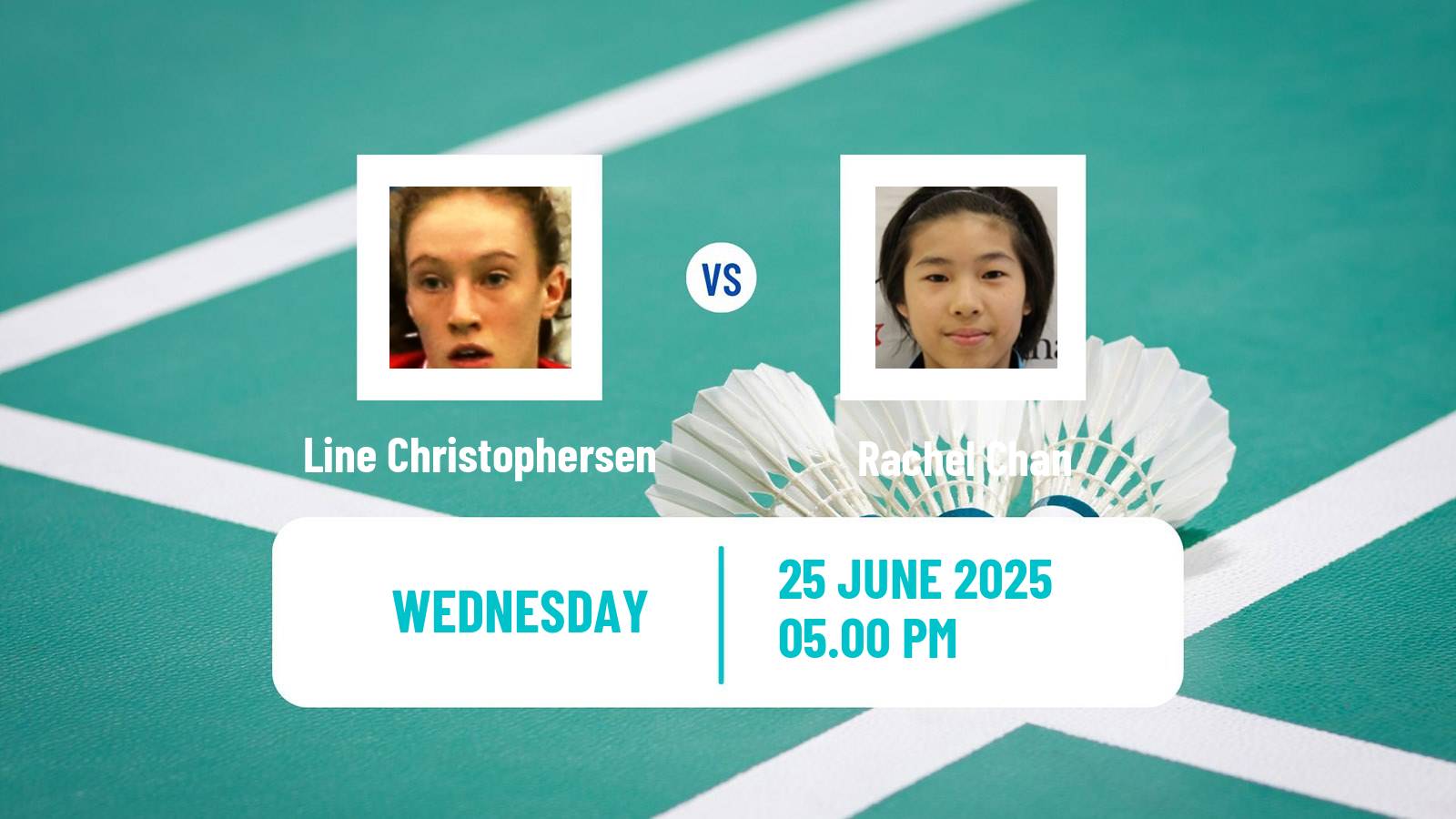 Badminton BWF World Tour Us Open Women Line Christophersen - Rachel Chan