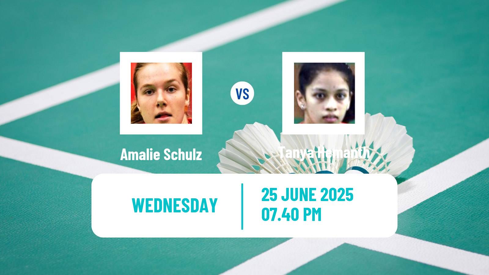 Badminton BWF World Tour Us Open Women Amalie Schulz - Tanya Hemanth