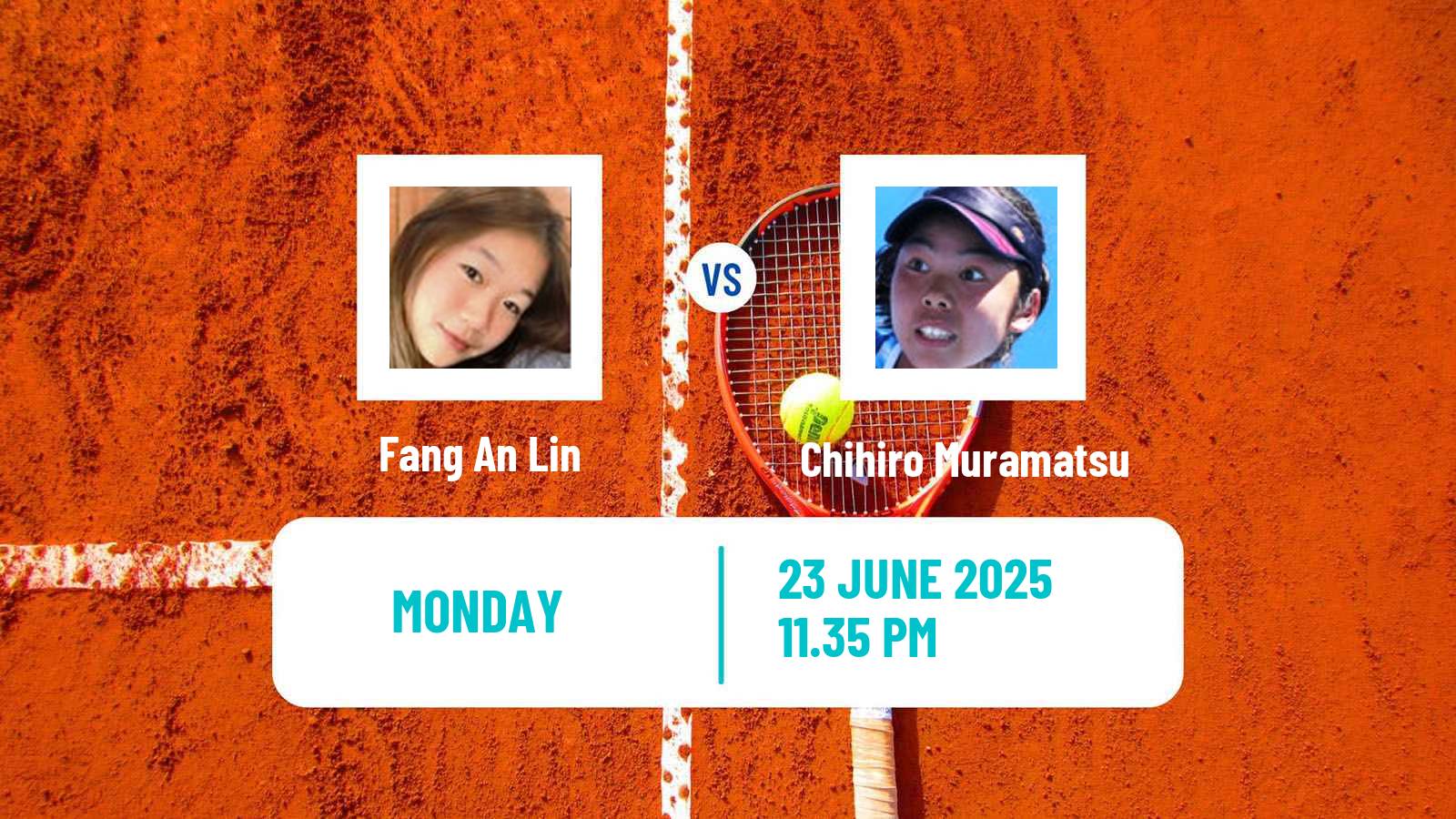 Tennis ITF W35 Taipei 2 Women Fang An Lin - Chihiro Muramatsu
