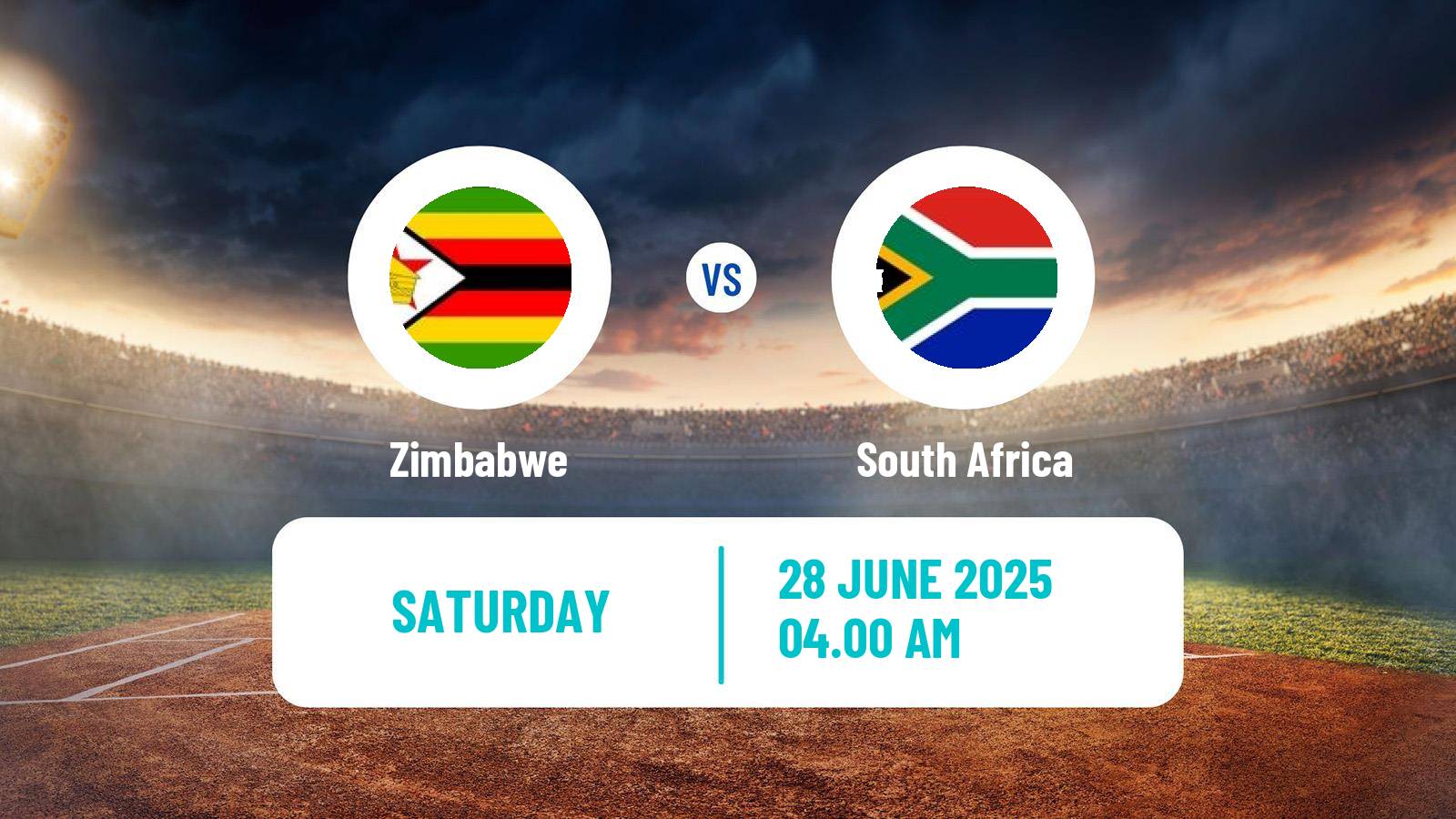 Cricket Test Series Zimbabwe - South Africa