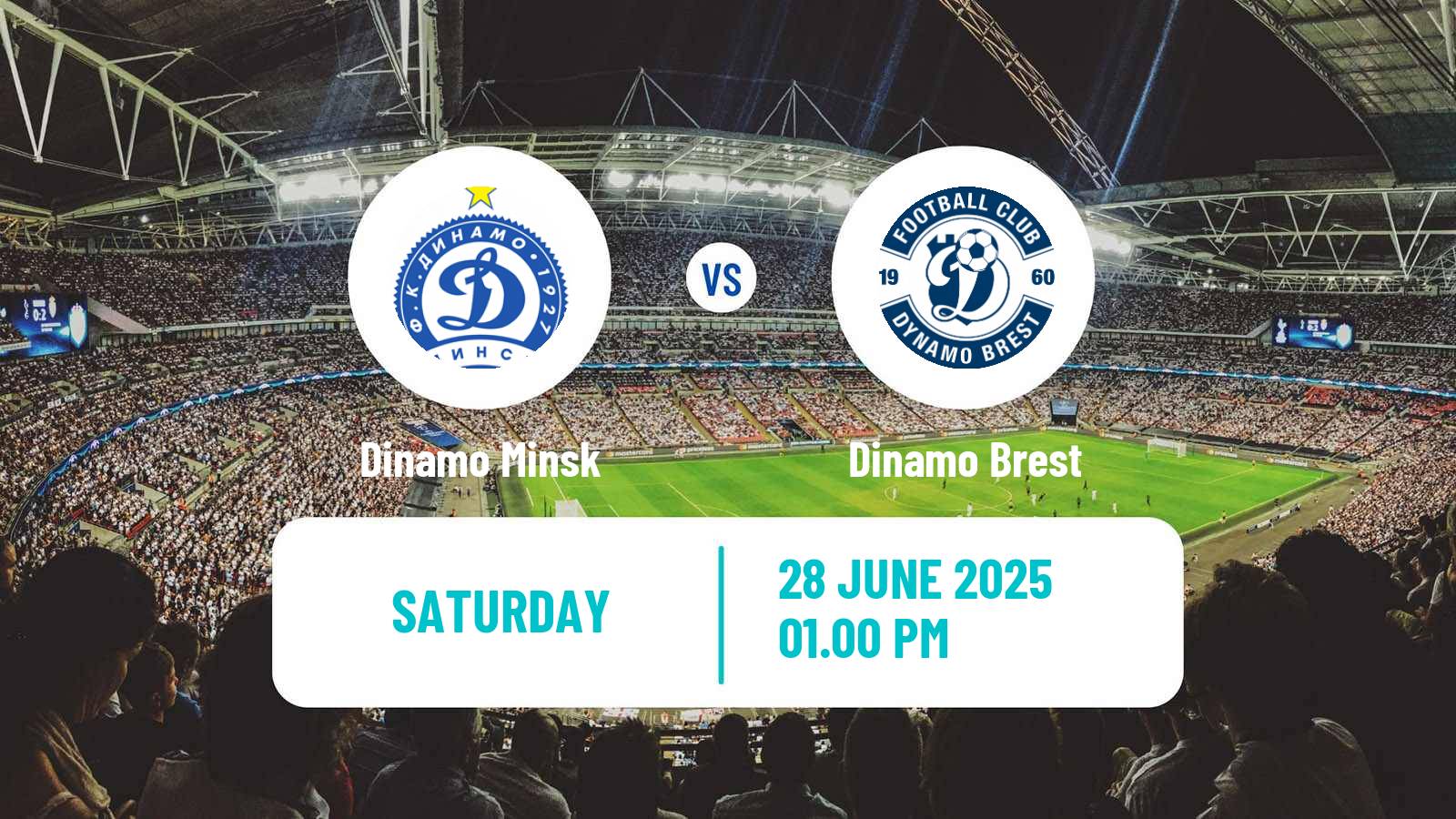 Soccer Belarusian Vysshaya Liga Dinamo Minsk - Dinamo Brest