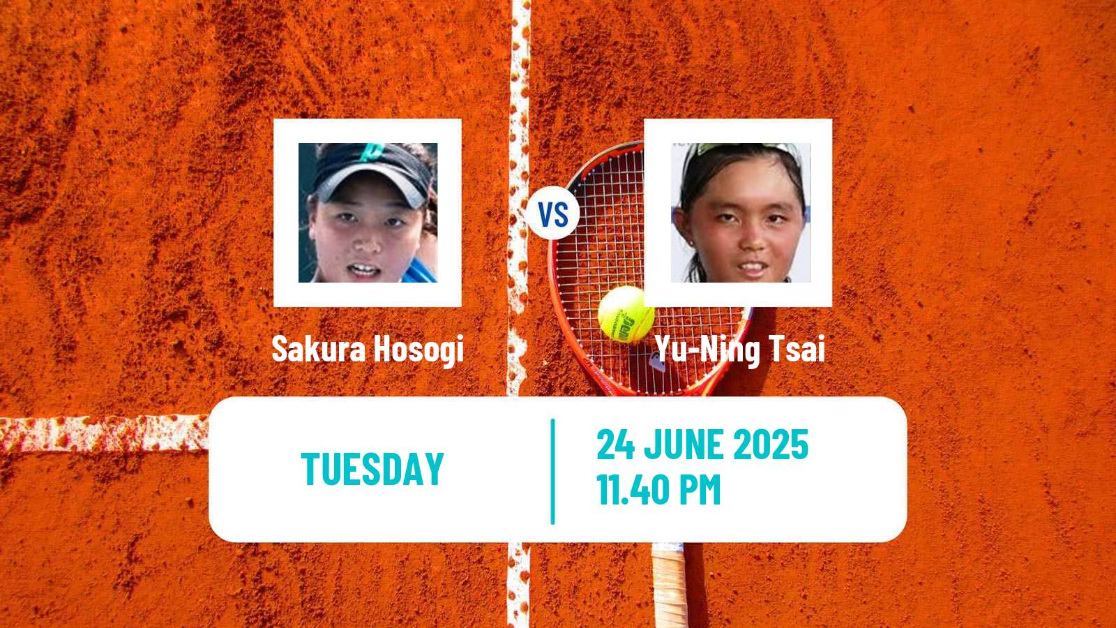Tennis ITF W35 Taipei 2 Women Sakura Hosogi - Yu-Ning Tsai