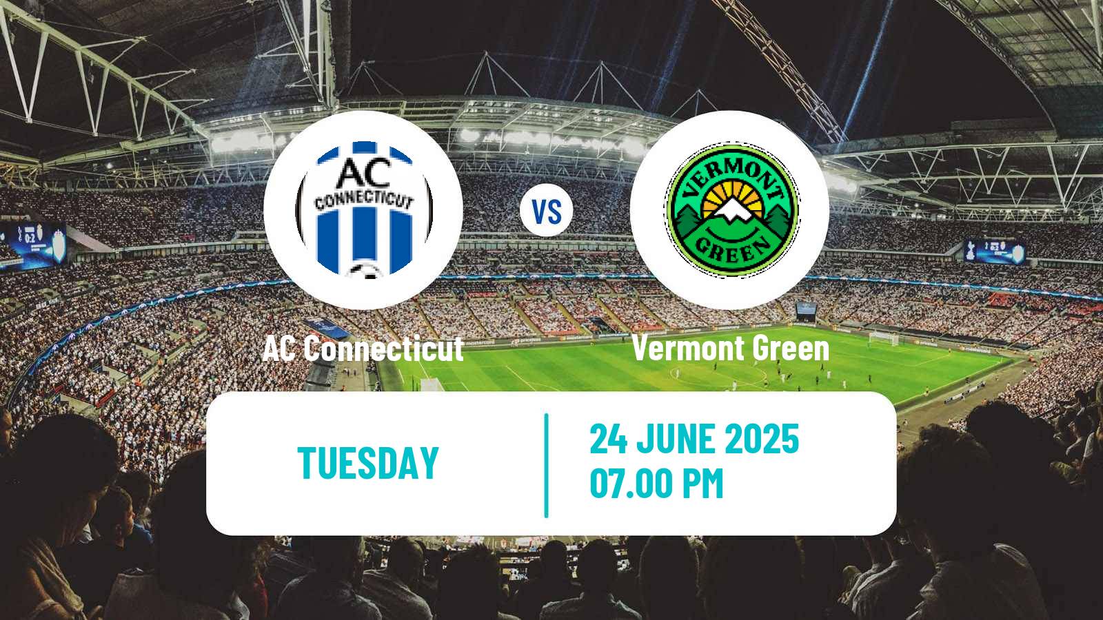Soccer USL League Two AC Connecticut - Vermont Green