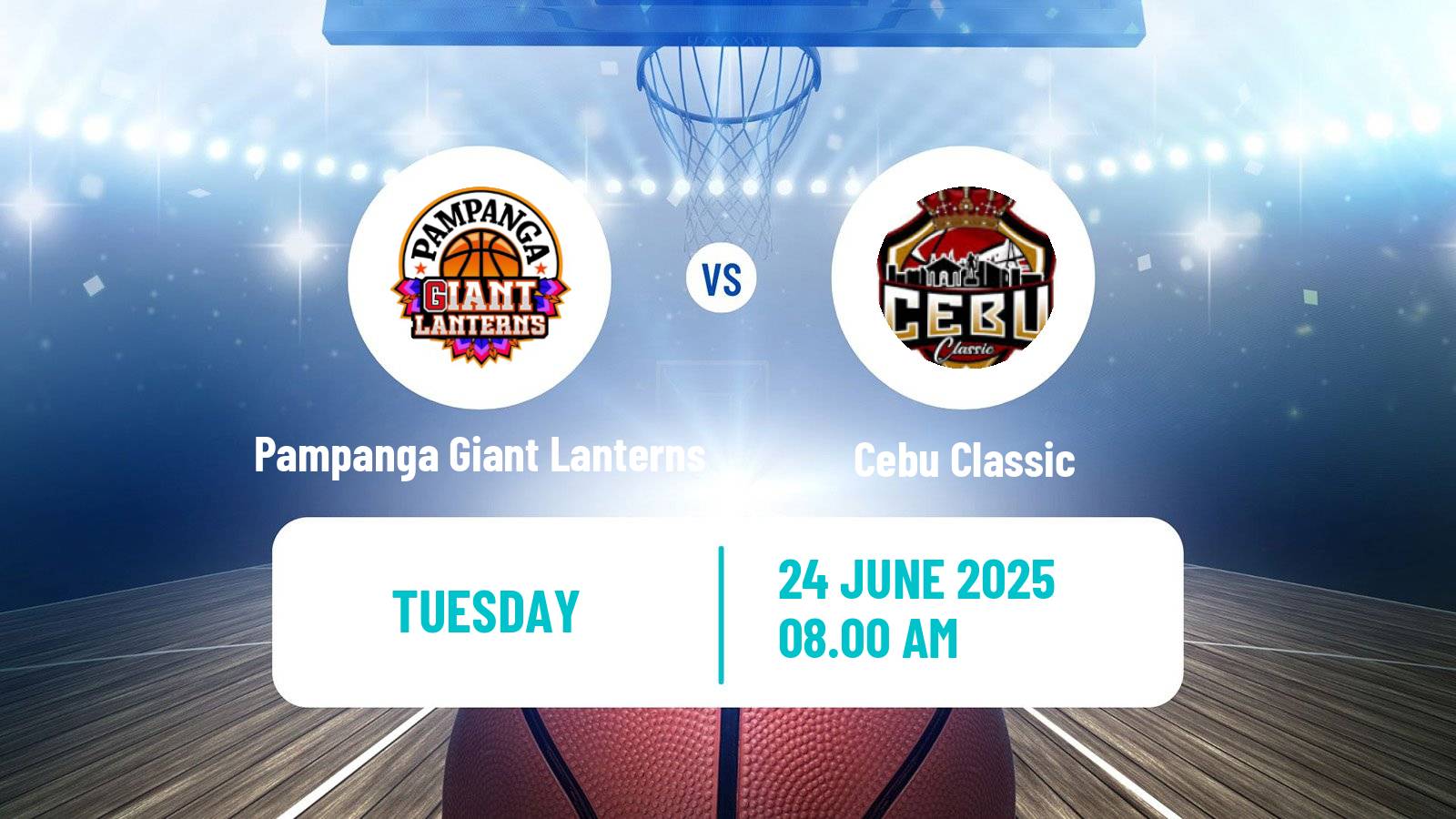 Basketball Philippines MBPL  Pampanga Giant Lanterns - Cebu Classic