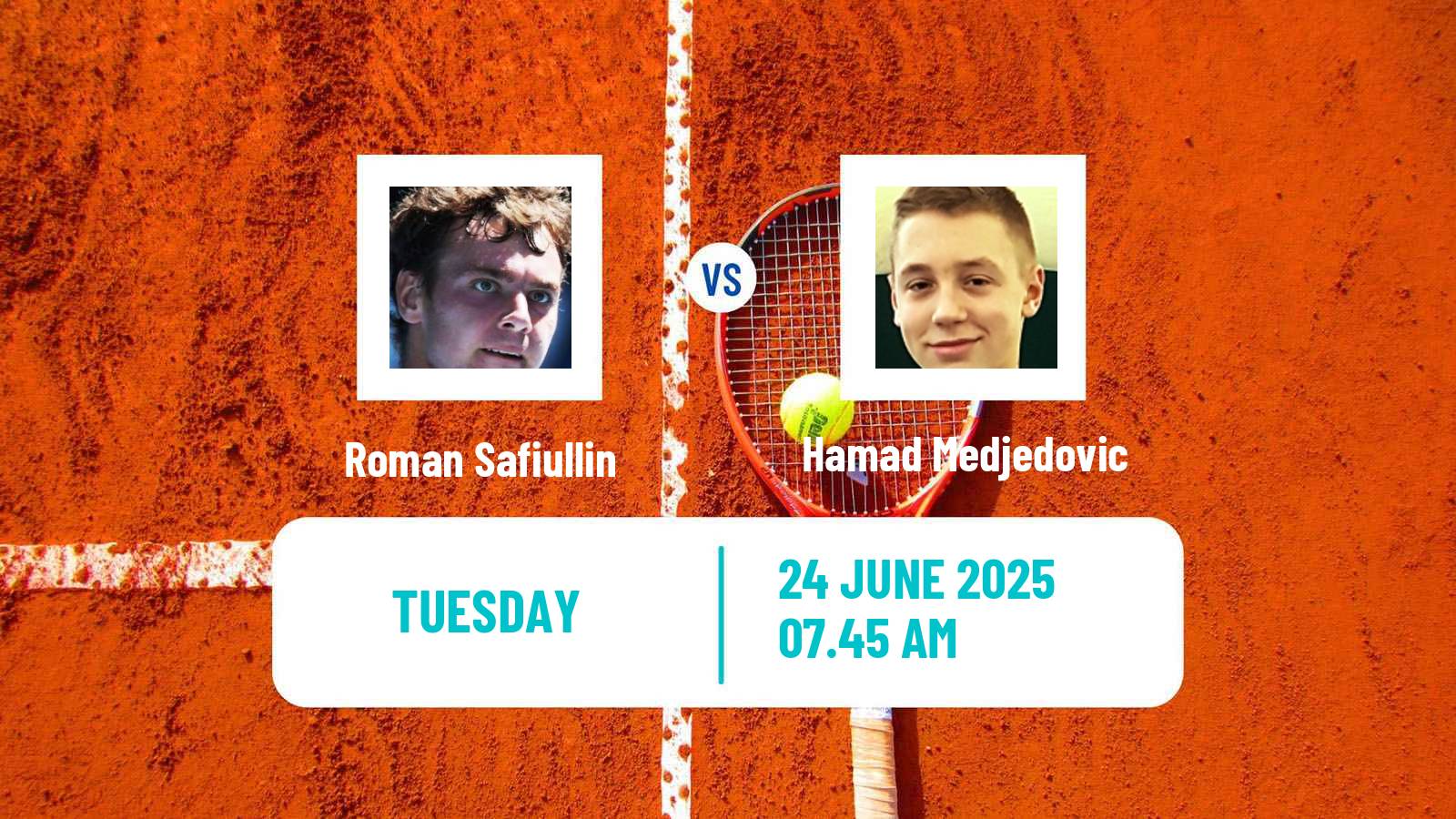 Tennis ATP Mallorca Roman Safiullin - Hamad Medjedovic