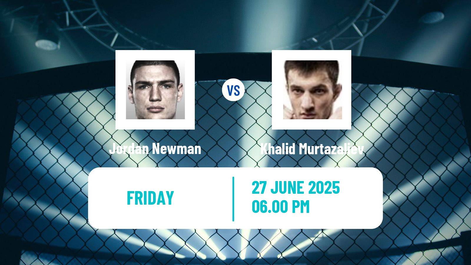 MMA Middleweight Pfl Men Jordan Newman - Khalid Murtazaliev