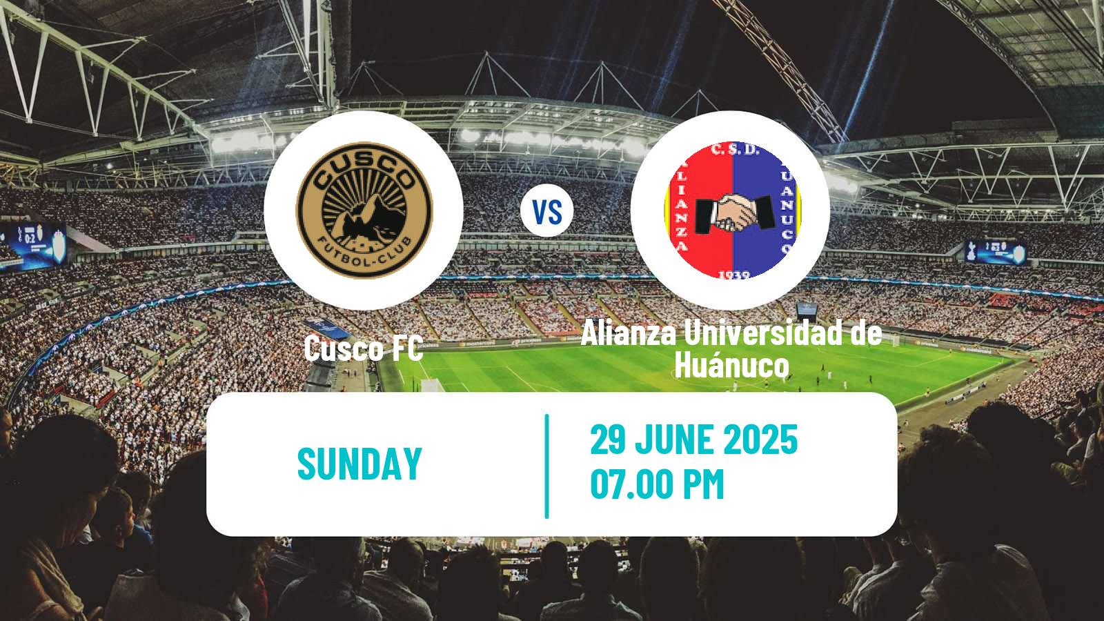 Soccer Peruvian Liga 1 Cusco - Alianza Universidad de Huánuco