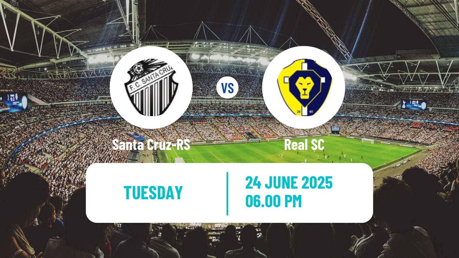 Soccer Brazilian Campeonato Gaucho 2 Santa Cruz-RS - Real SC