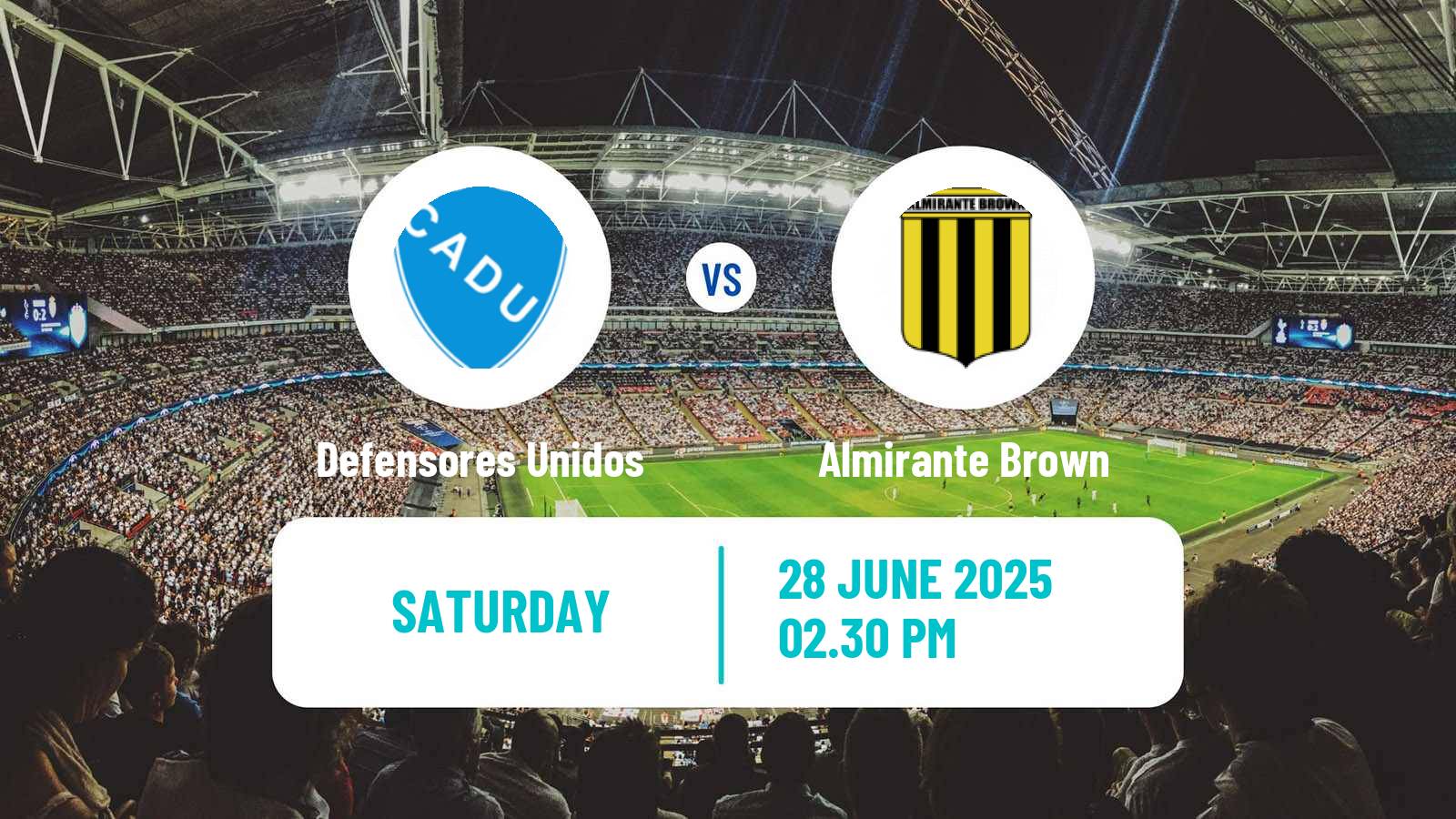 Soccer Argentinian Primera Nacional Defensores Unidos - Almirante Brown