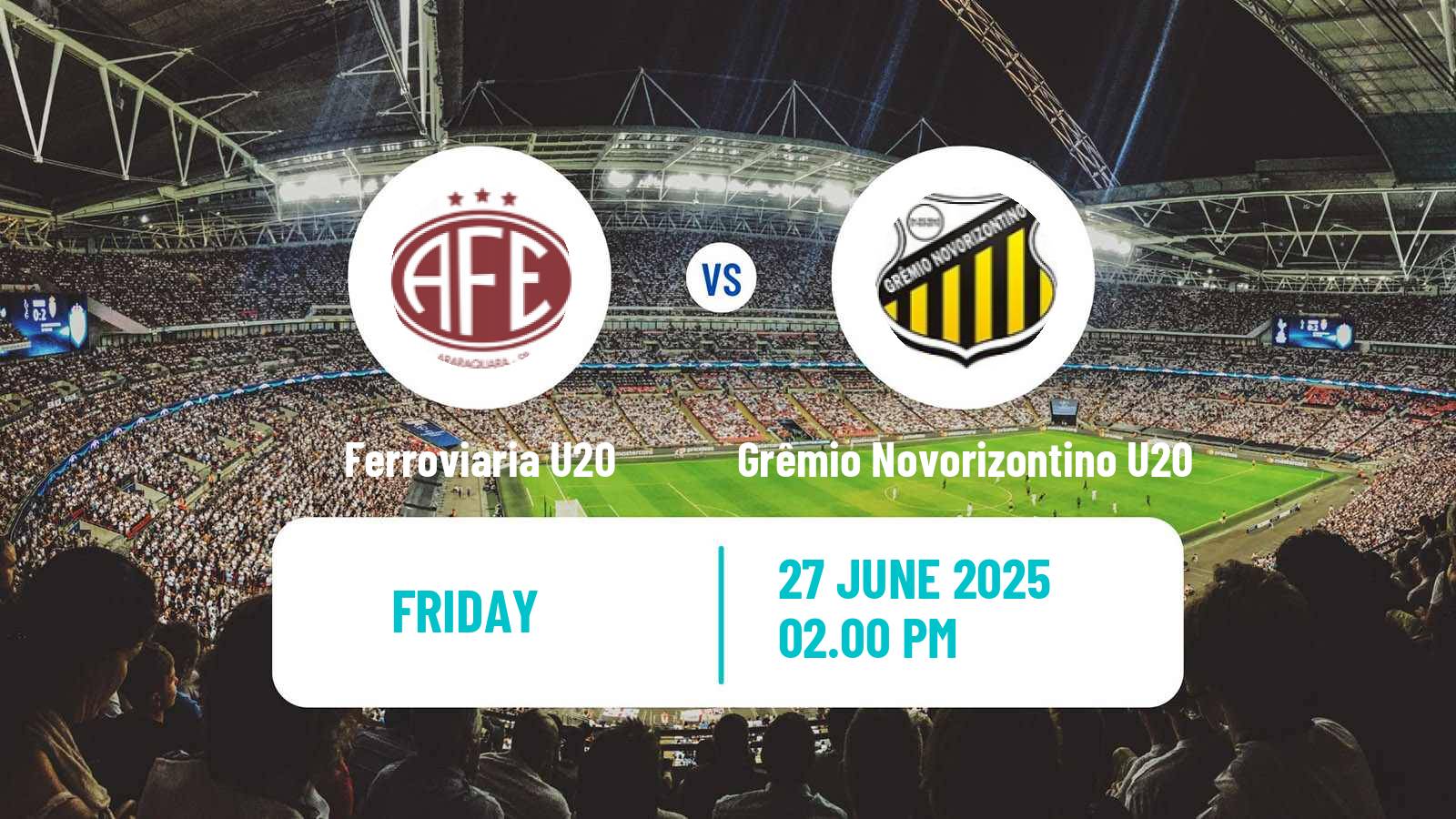 Soccer Brazilian Paulista U20 Ferroviaria U20 - Grêmio Novorizontino U20
