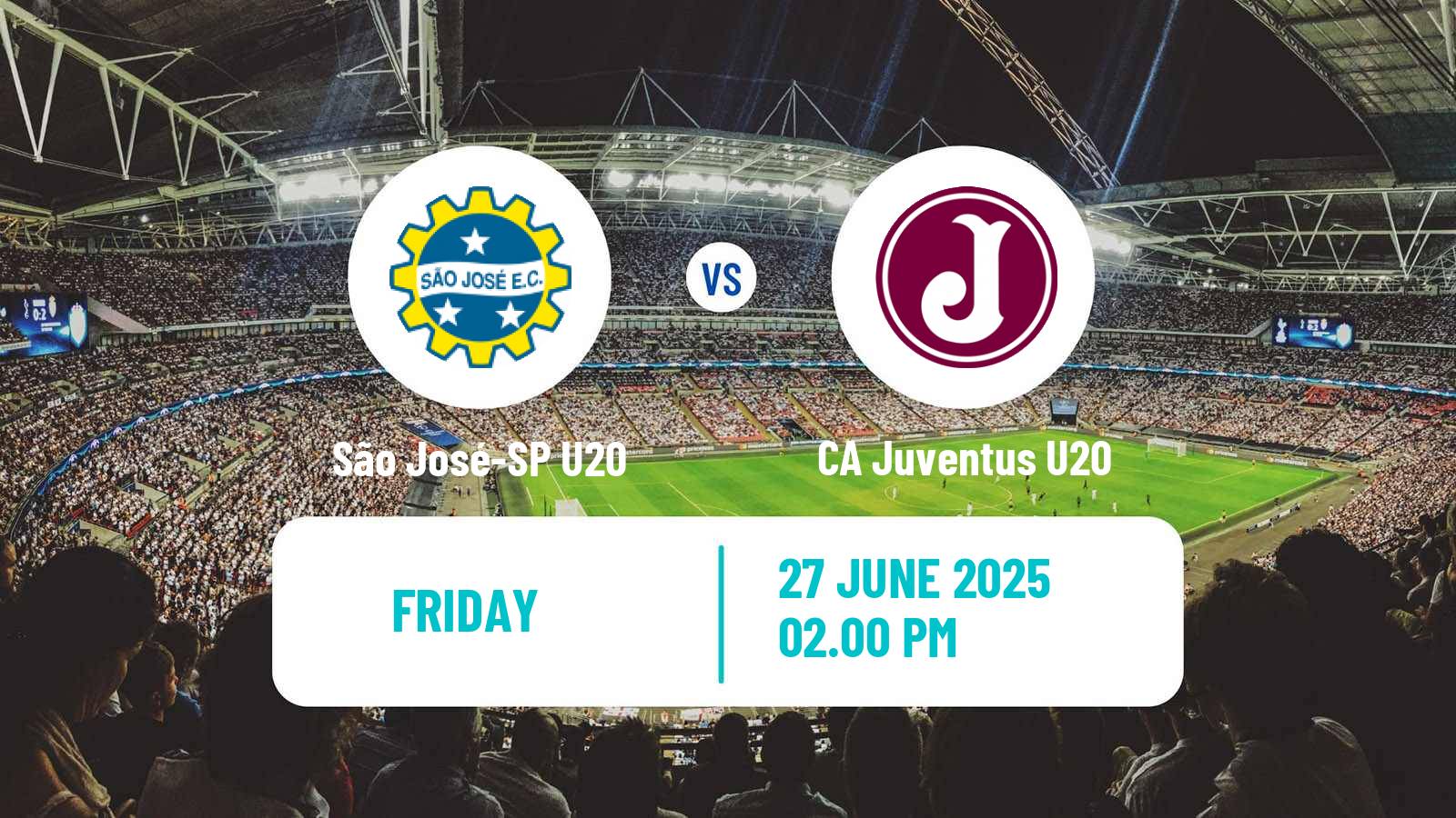 Soccer Brazilian Paulista U20 São José-SP U20 - CA Juventus U20
