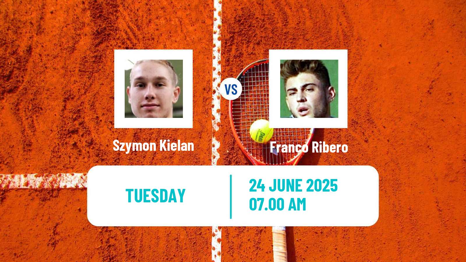 Tennis ITF M15 Grodzisk Mazowiecki Men Szymon Kielan - Franco Ribero