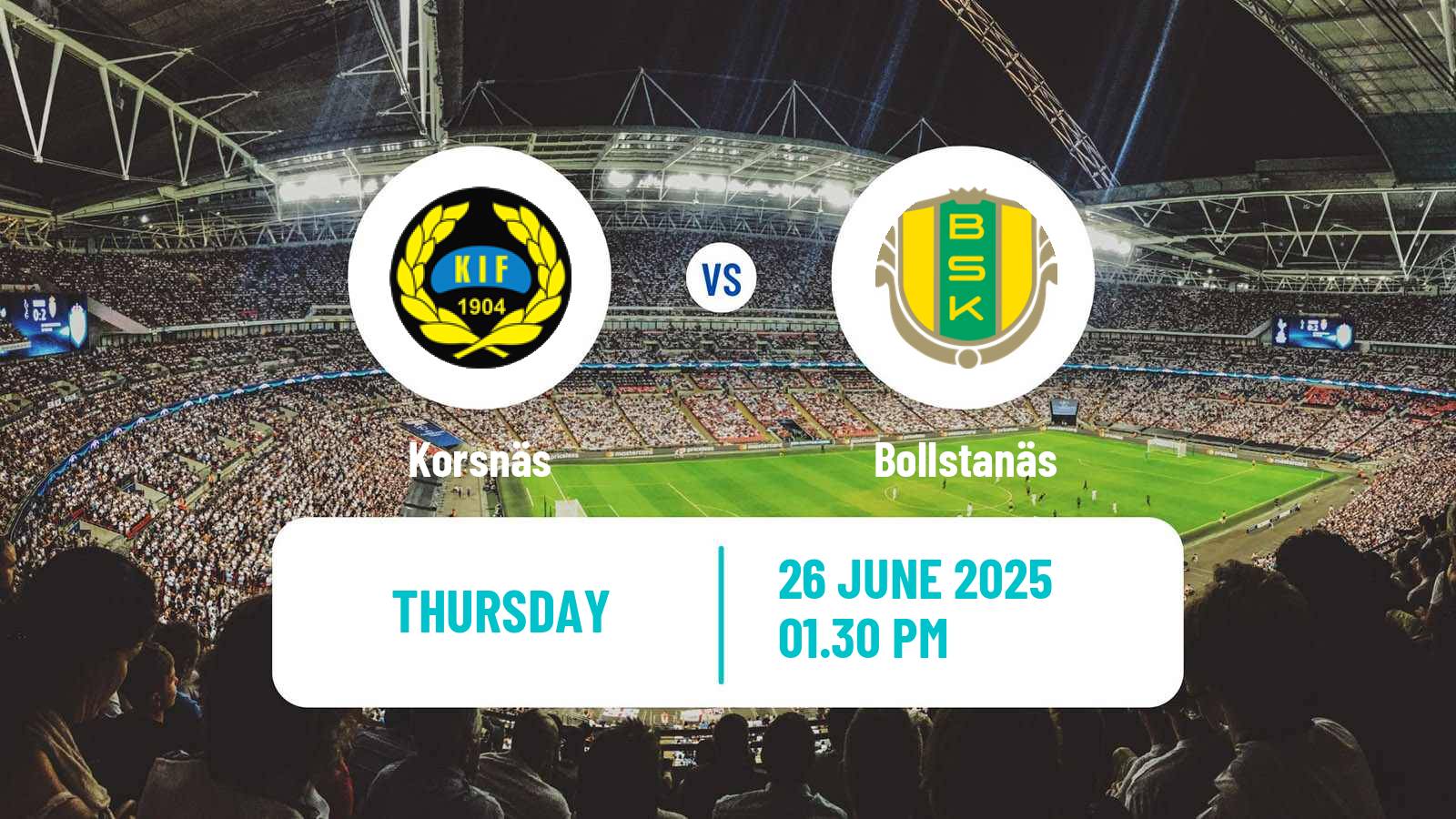 Soccer Swedish Division 2 - Norra Svealand Korsnäs - Bollstanäs