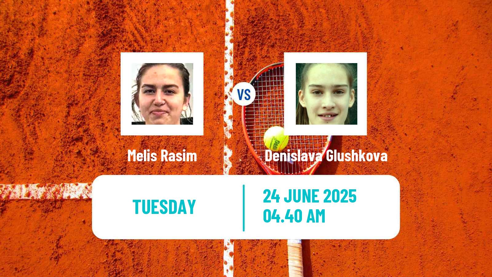 Tennis ITF W15 Kursumlijska Banja 8 Women Melis Rasim - Denislava Glushkova