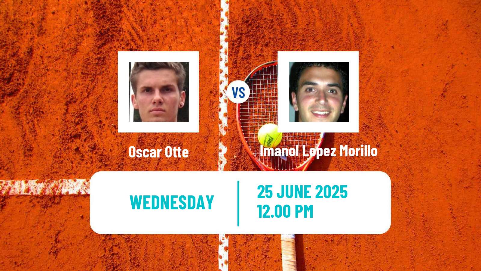 Tennis ITF M15 Kamen Men Oscar Otte - Imanol Lopez Morillo