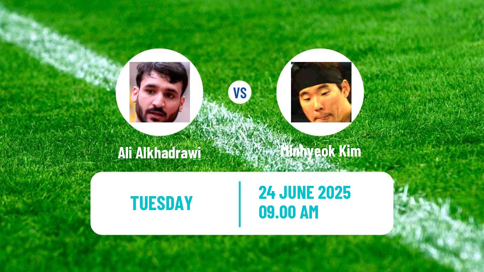 Table tennis Wtt Contender Zagreb Men Ali Alkhadrawi - Minhyeok Kim