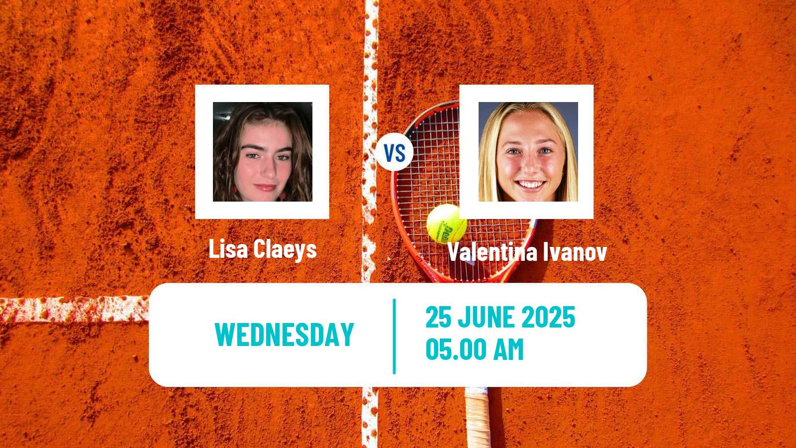 Tennis ITF W15 Alkmaar Women Lisa Claeys - Valentina Ivanov