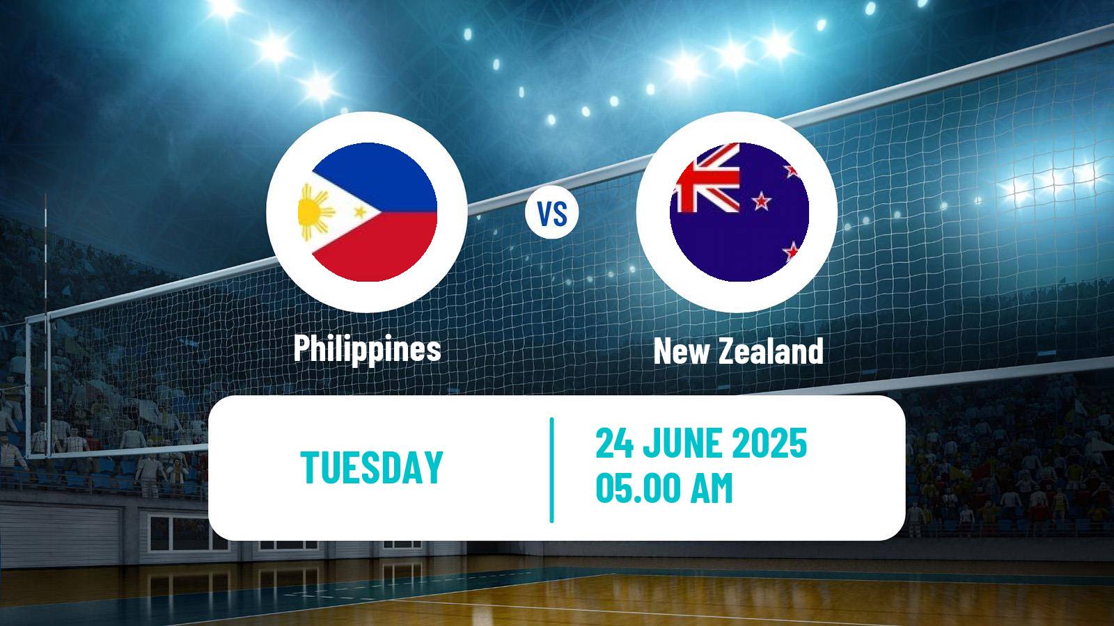 Volleyball AVC Challenge Cup Volleyball Philippines - New Zealand