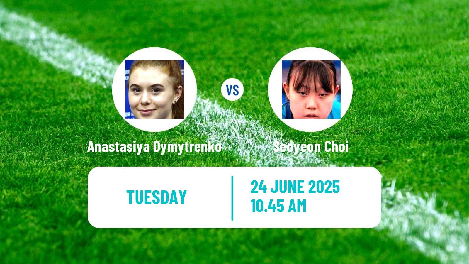 Table tennis Wtt Contender Zagreb Women Anastasiya Dymytrenko - Seoyeon Choi