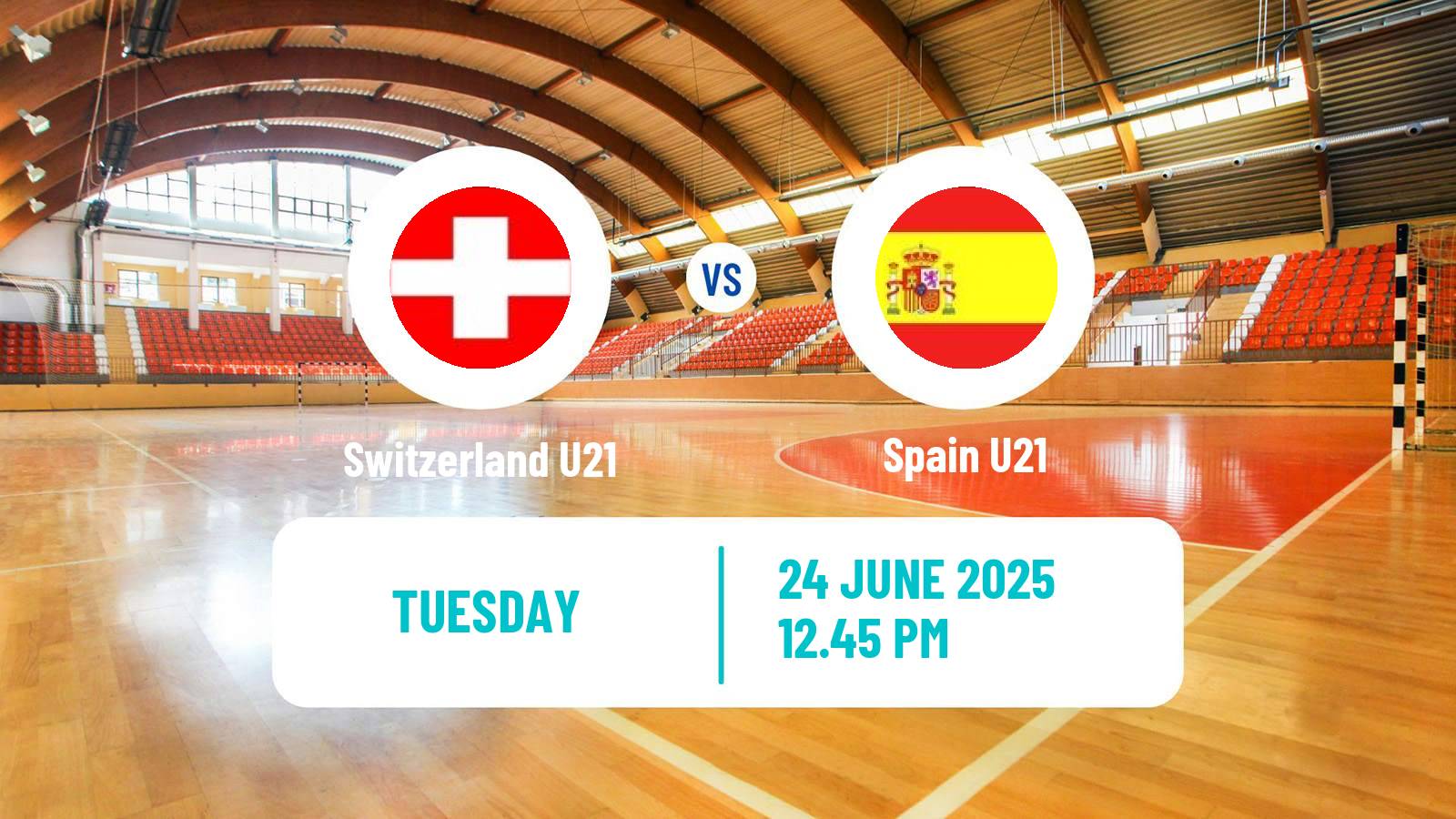 Handball World Championship U21 Handball Switzerland U21 - Spain U21