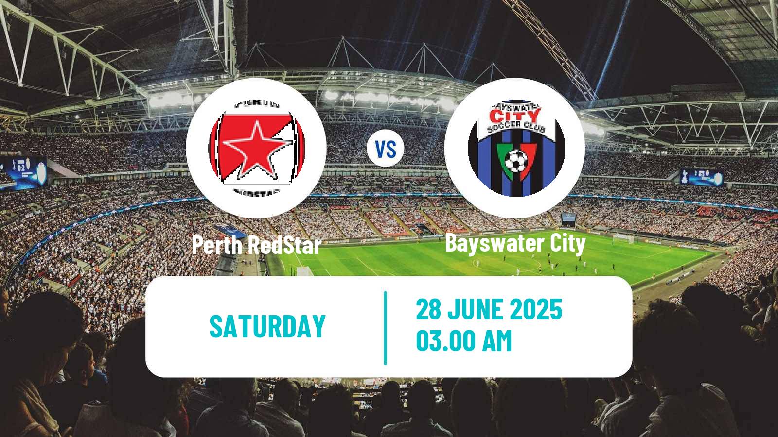 Soccer Australian NPL Western Australia Perth RedStar - Bayswater City