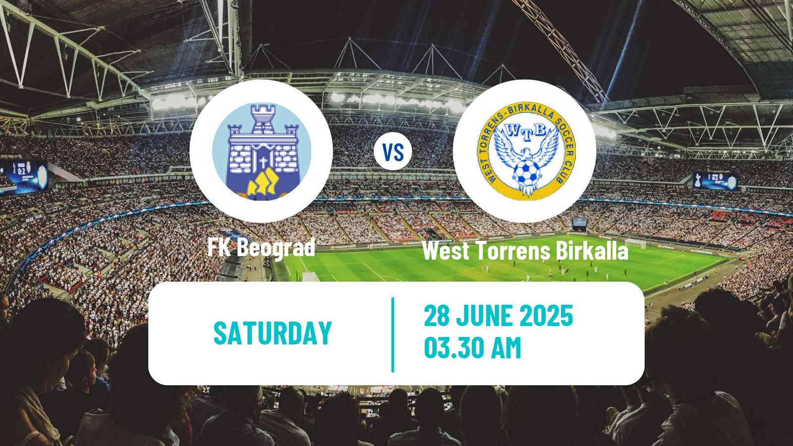 Soccer Australian NPL South Australian FK Beograd - West Torrens Birkalla
