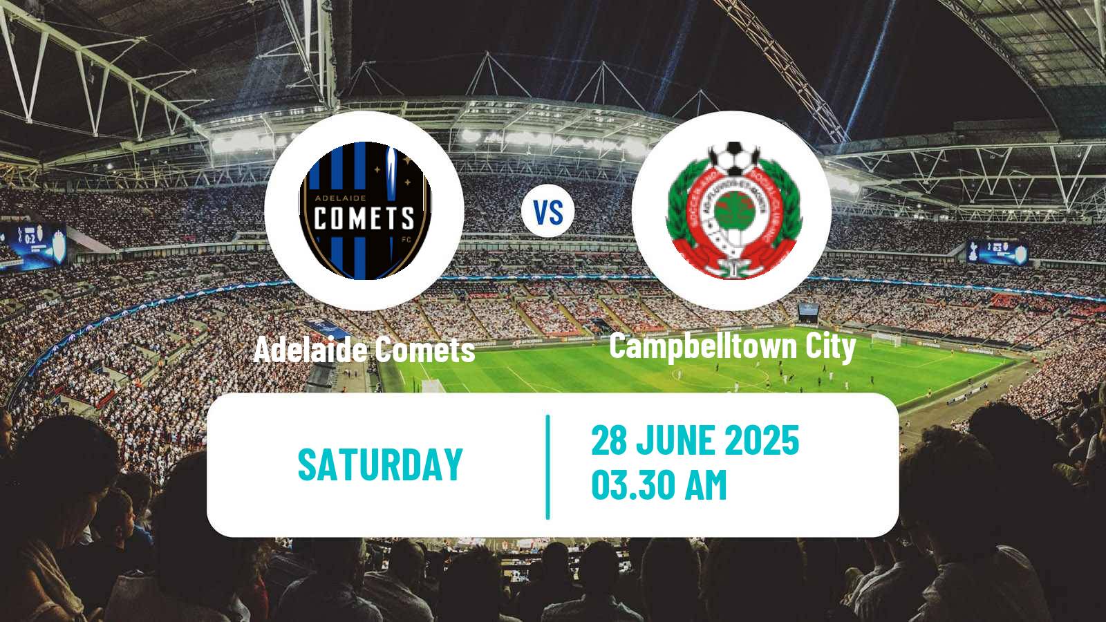 Soccer Australian NPL South Australian Adelaide Comets - Campbelltown City