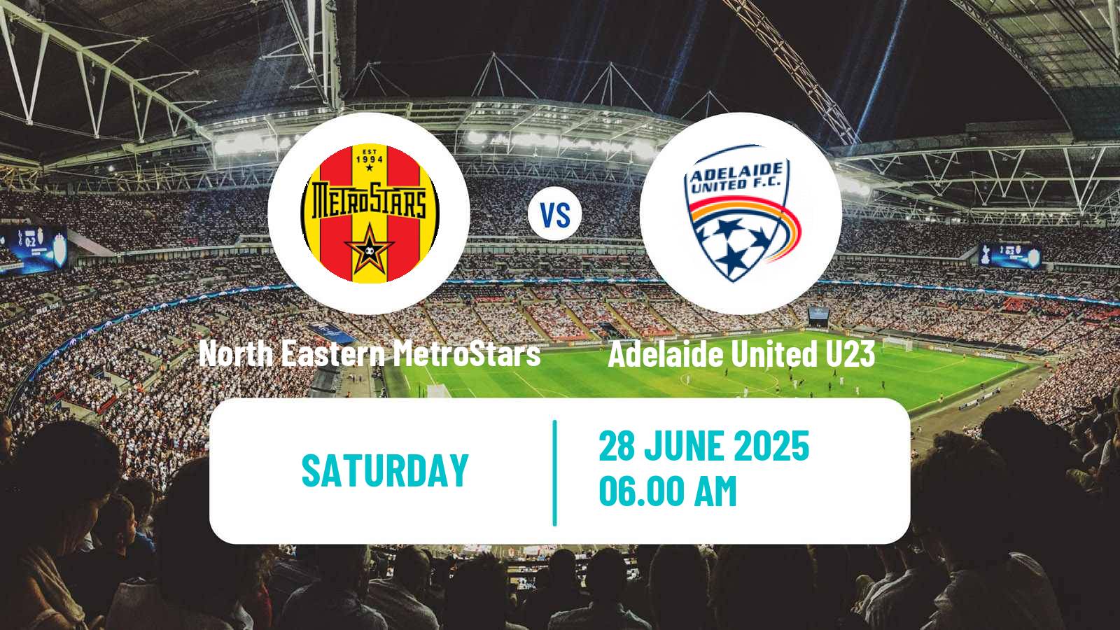Soccer Australian NPL South Australian North Eastern MetroStars - Adelaide United U23