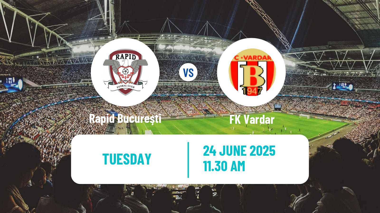 Soccer Club Friendly Rapid Bucureşti - Vardar