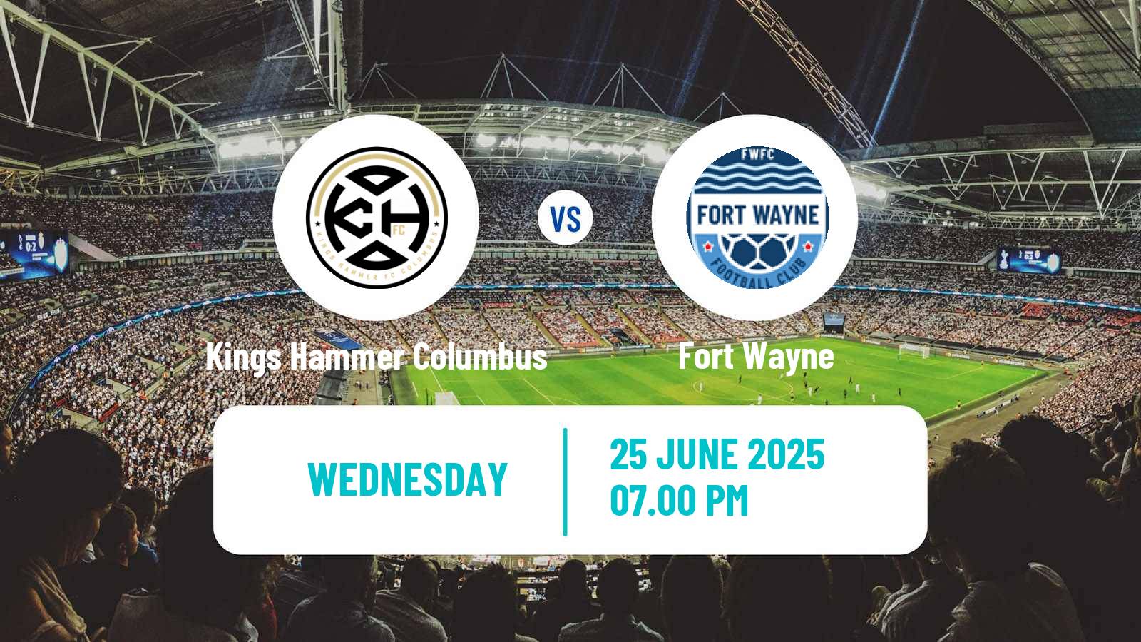 Soccer USL League Two Kings Hammer Columbus - Fort Wayne