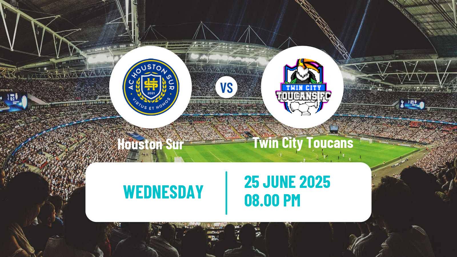 Soccer USL League Two Houston Sur - Twin City Toucans