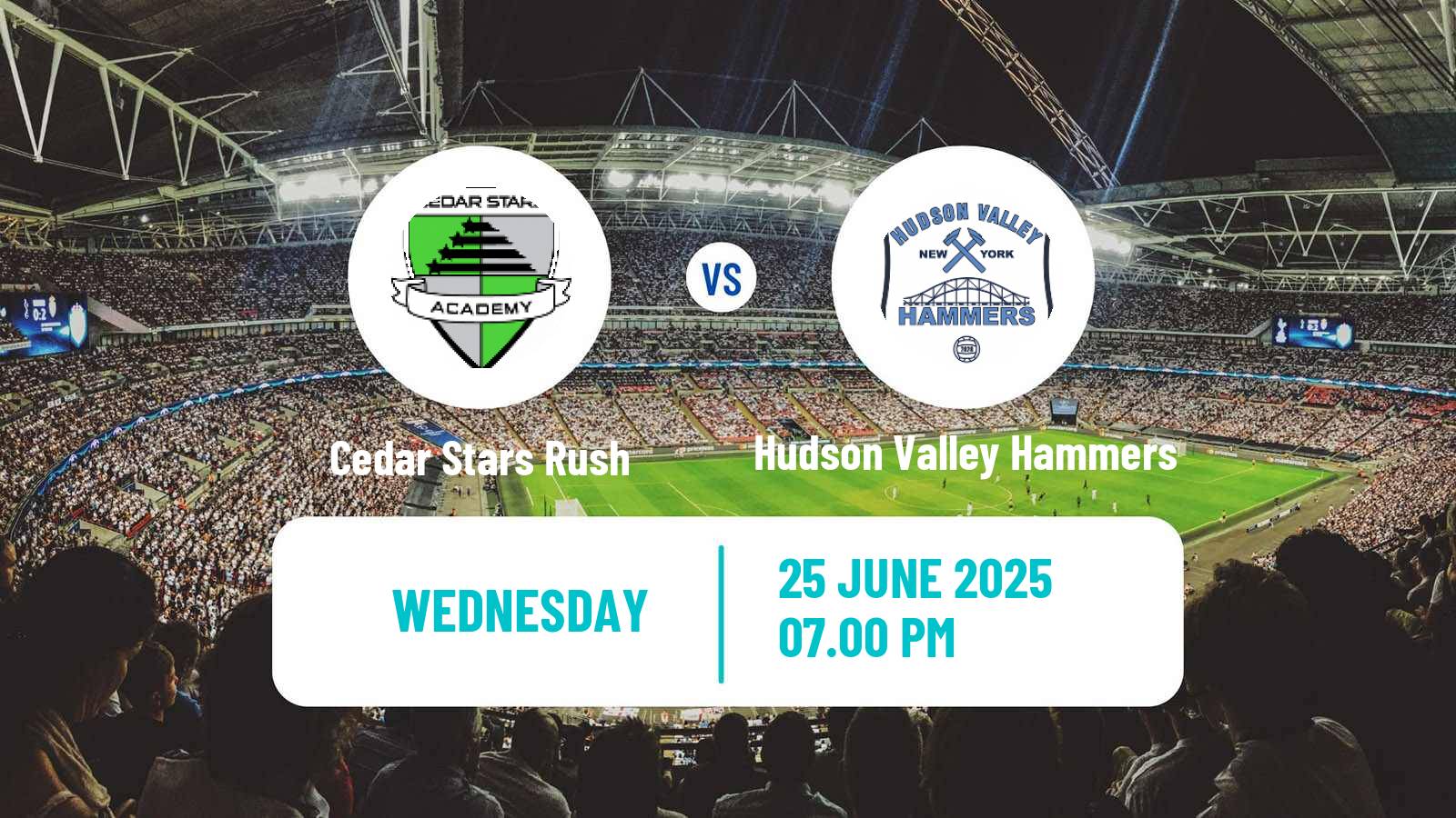 Soccer USL League Two Cedar Stars Rush - Hudson Valley Hammers