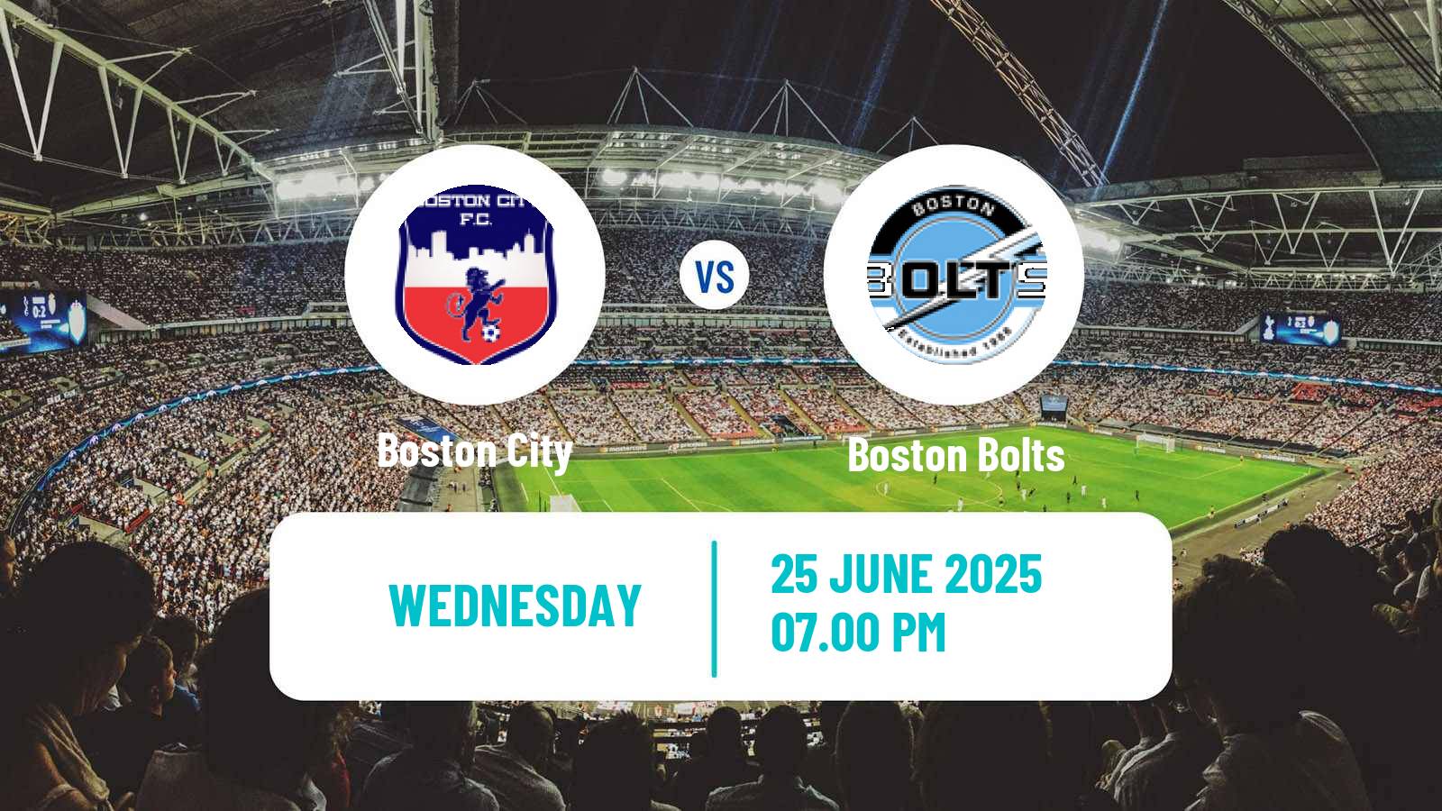 Soccer USL League Two Boston City - Boston Bolts