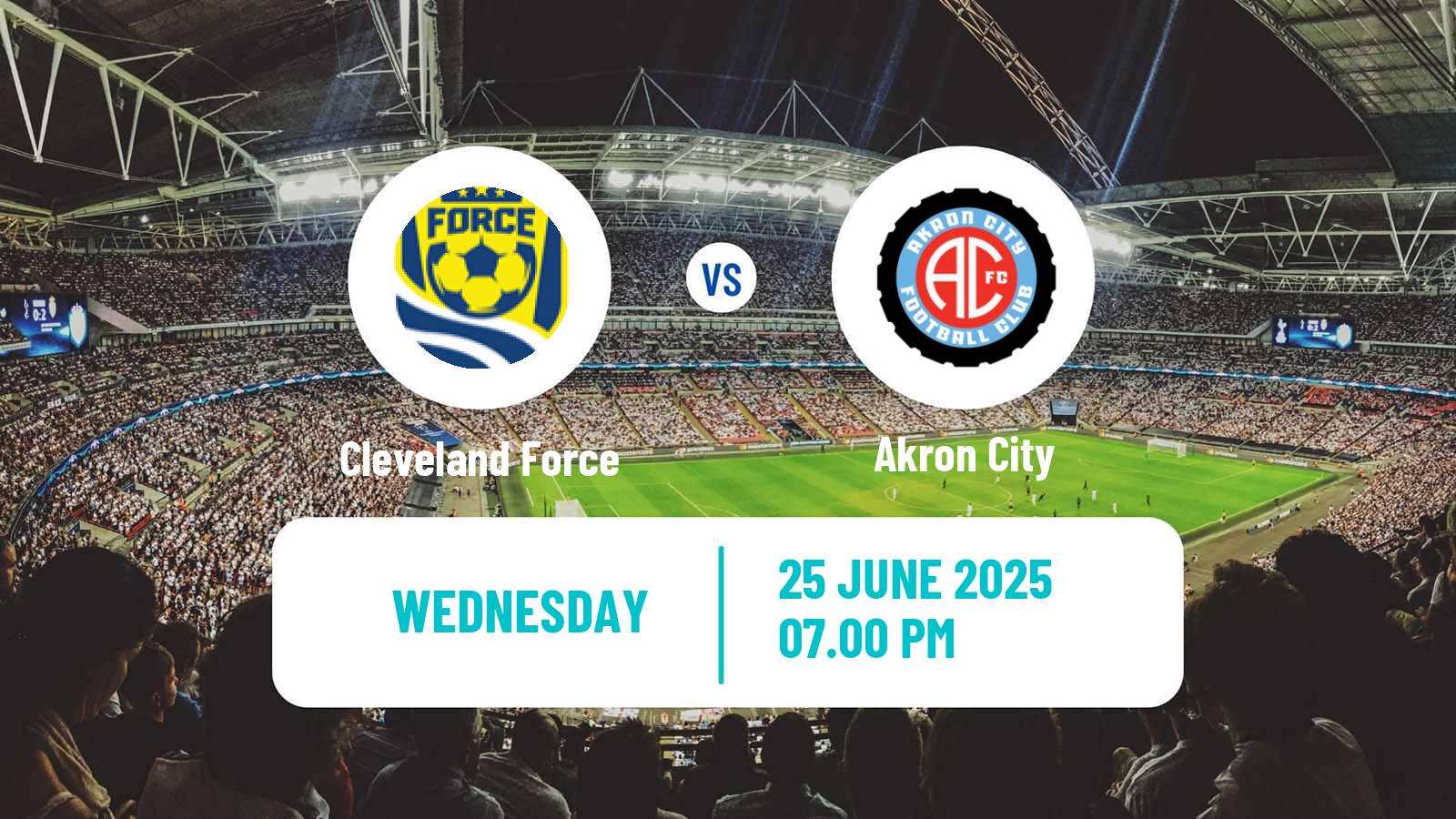 Soccer USL League Two Cleveland Force - Akron City