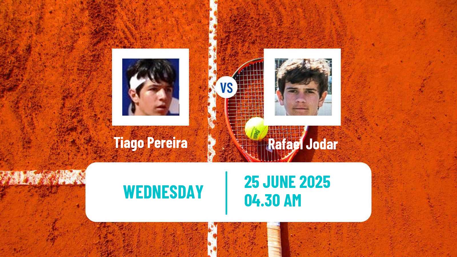 Tennis Milan Challenger Men Tiago Pereira - Rafael Jodar