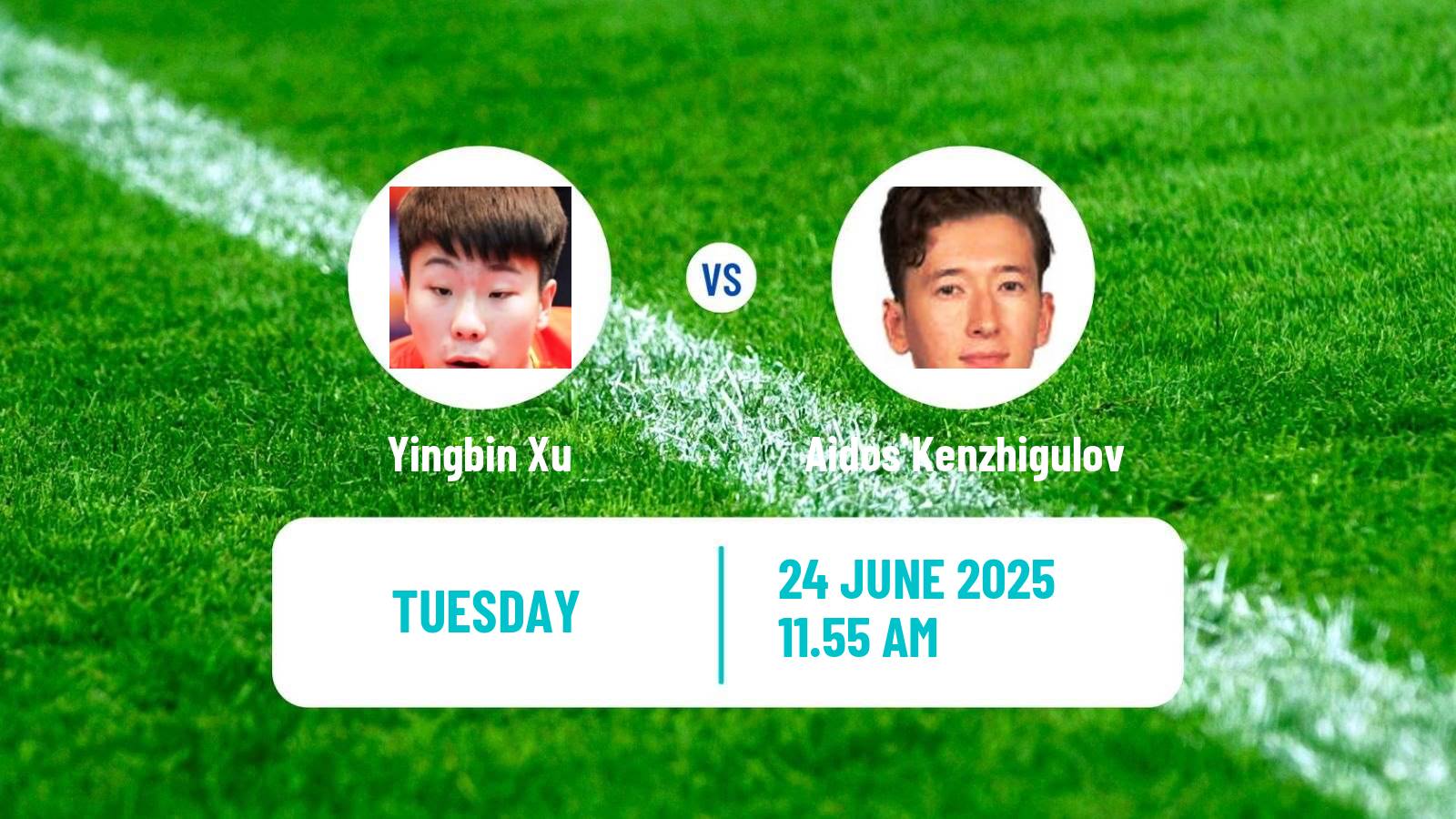 Table tennis Wtt Contender Zagreb Men Yingbin Xu - Aidos Kenzhigulov