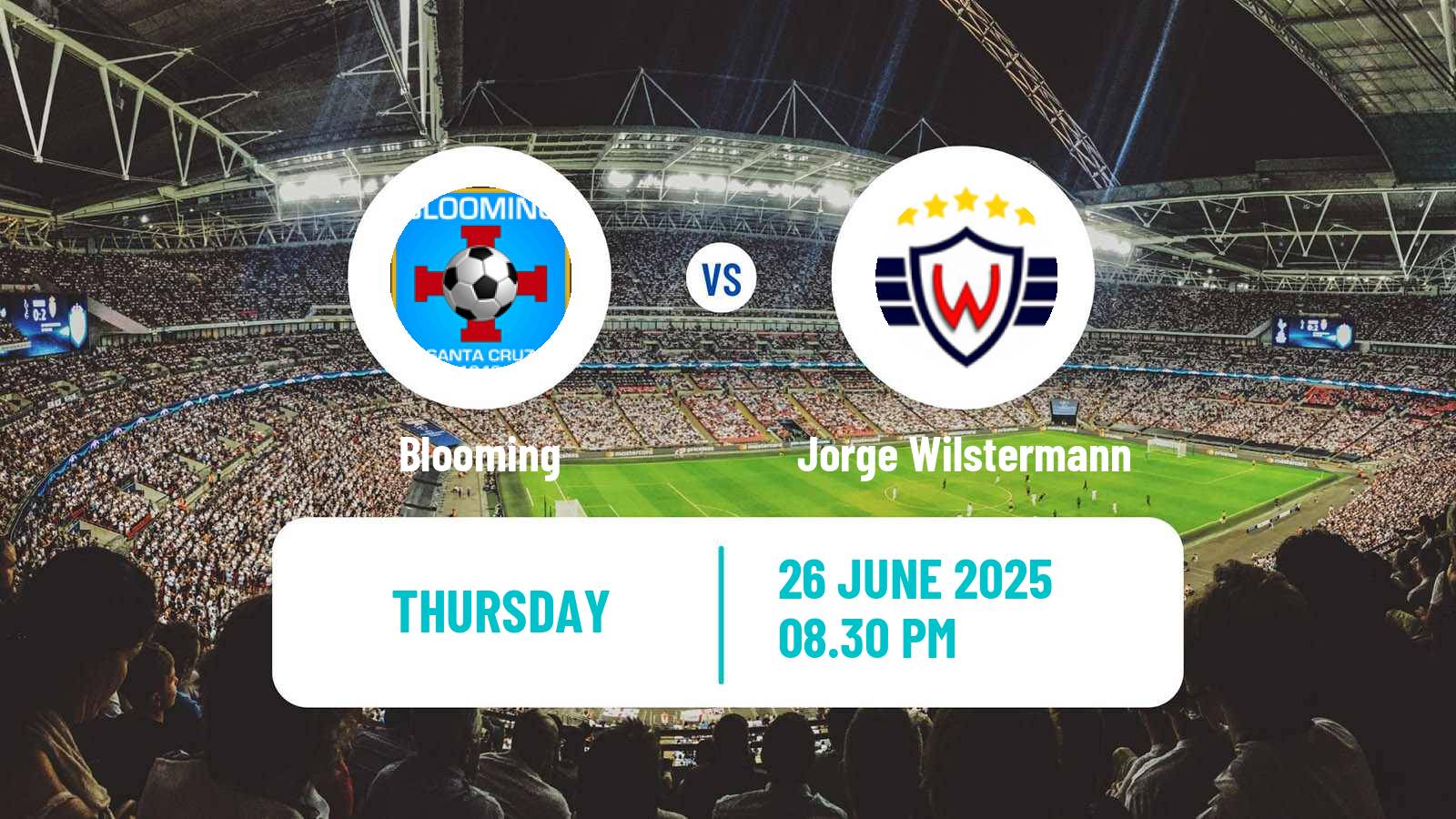 Soccer Bolivian League Cup Blooming - Jorge Wilstermann