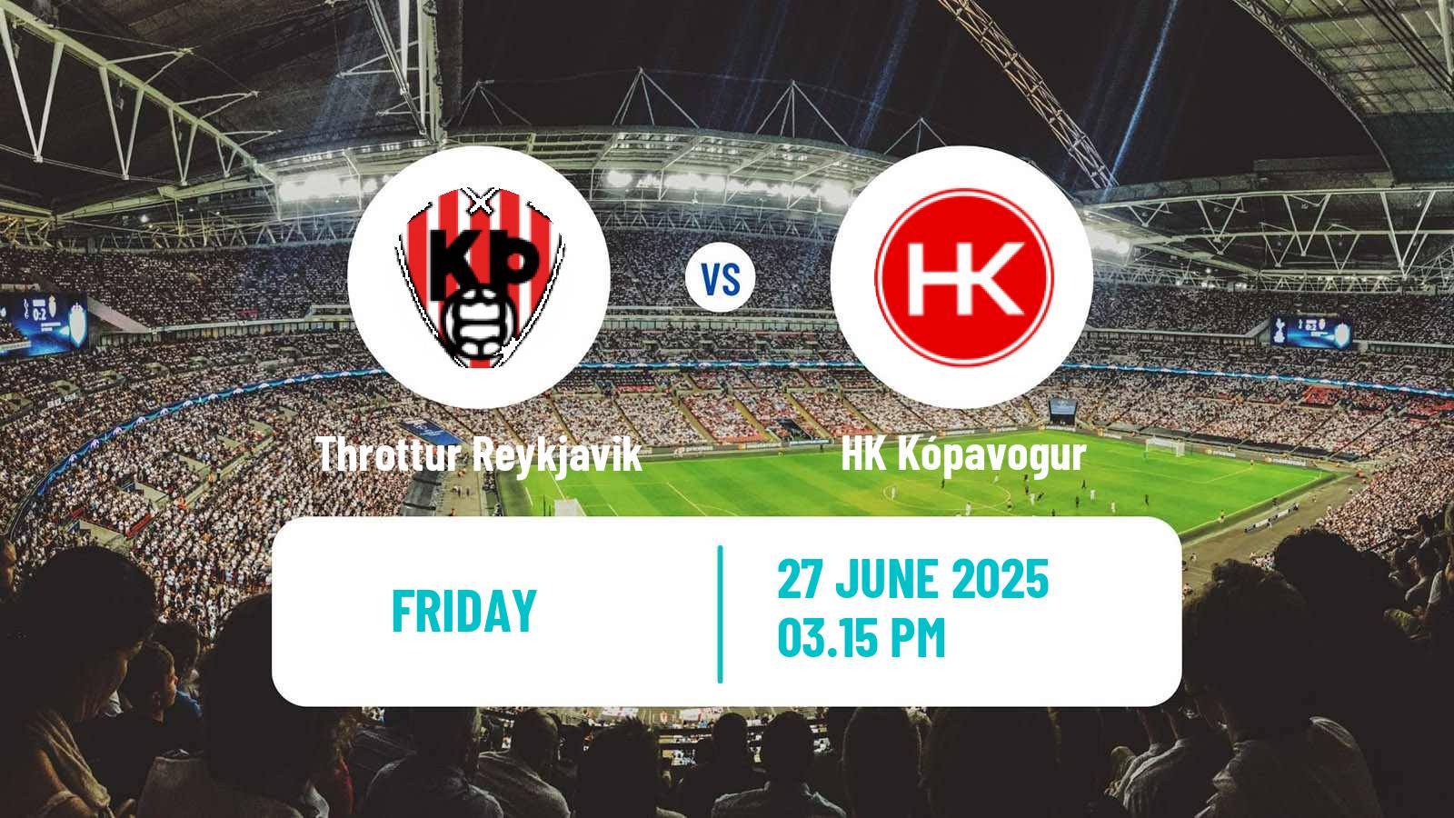Soccer Icelandic Lengjudeildin Throttur Reykjavik - HK Kópavogur