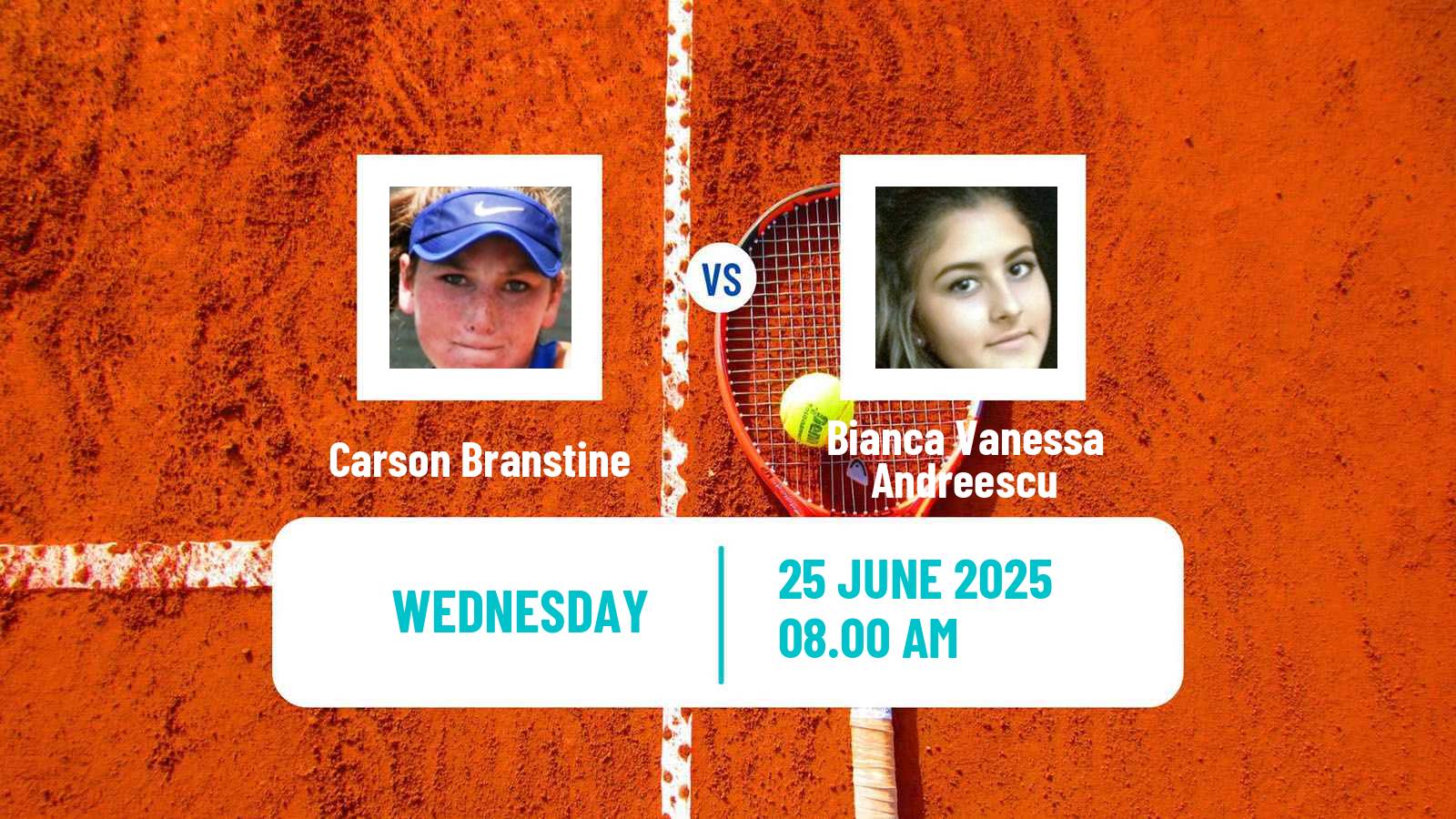 Tennis WTA Wimbledon Carson Branstine - Bianca Vanessa Andreescu